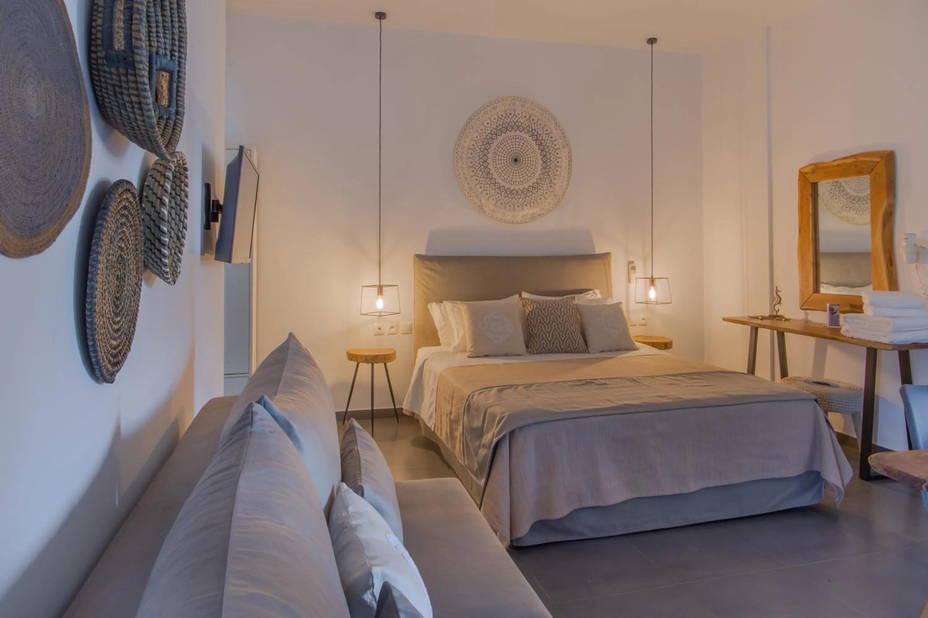 Bed in Alkyoni Studios