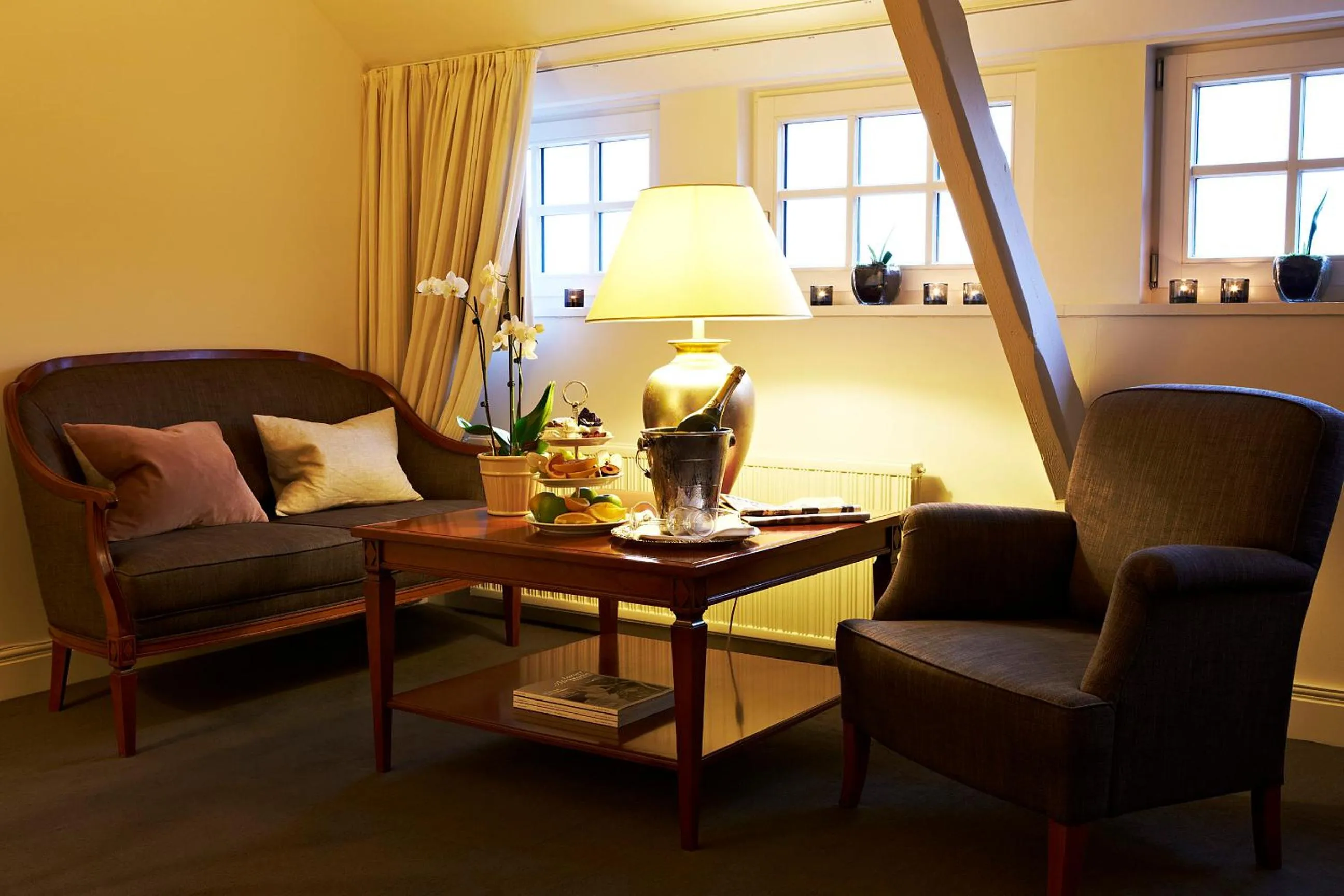 Seating area in Munkebo Kro & Hotel