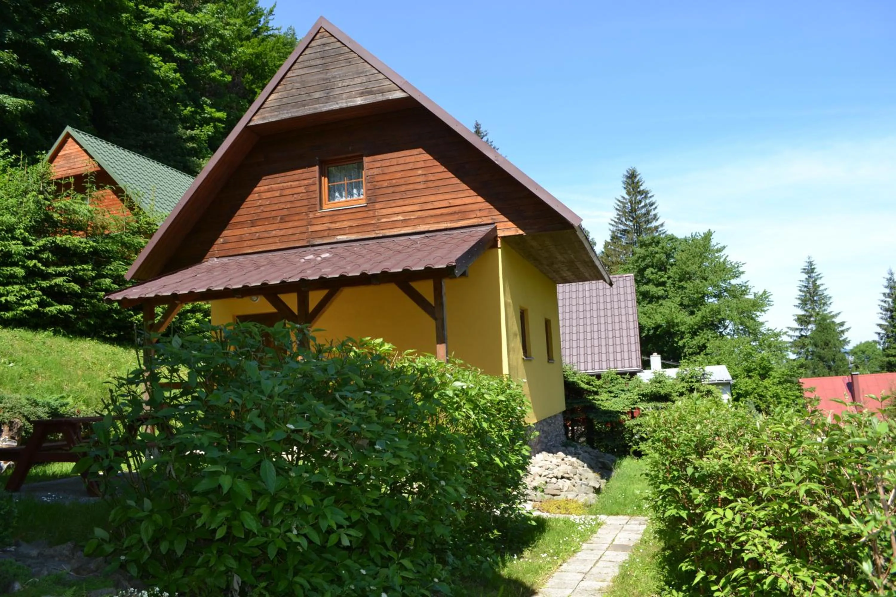 Facade/entrance in Chaty pod Knížecí, Trojanovice
