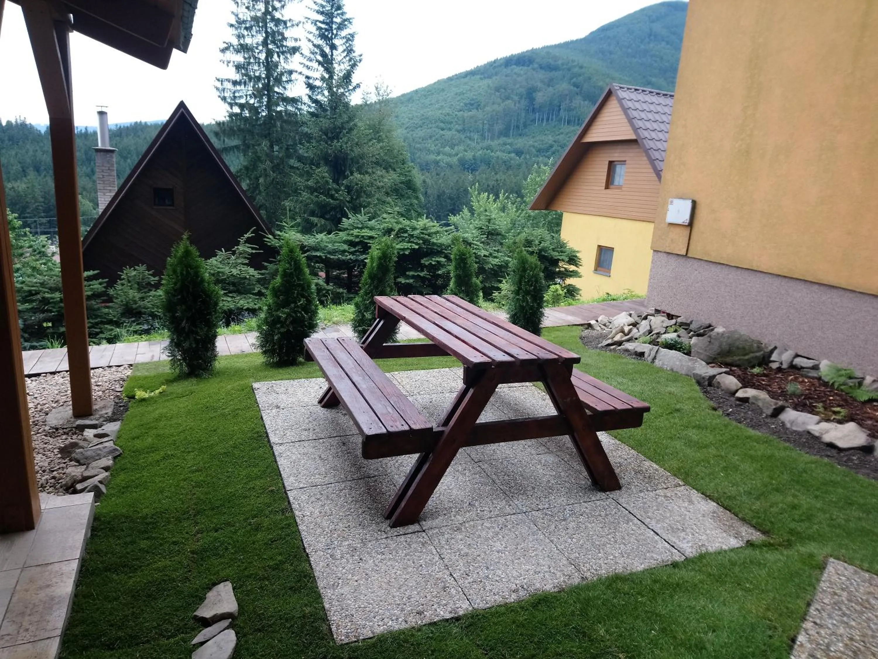 Patio in Chaty pod Knížecí, Trojanovice