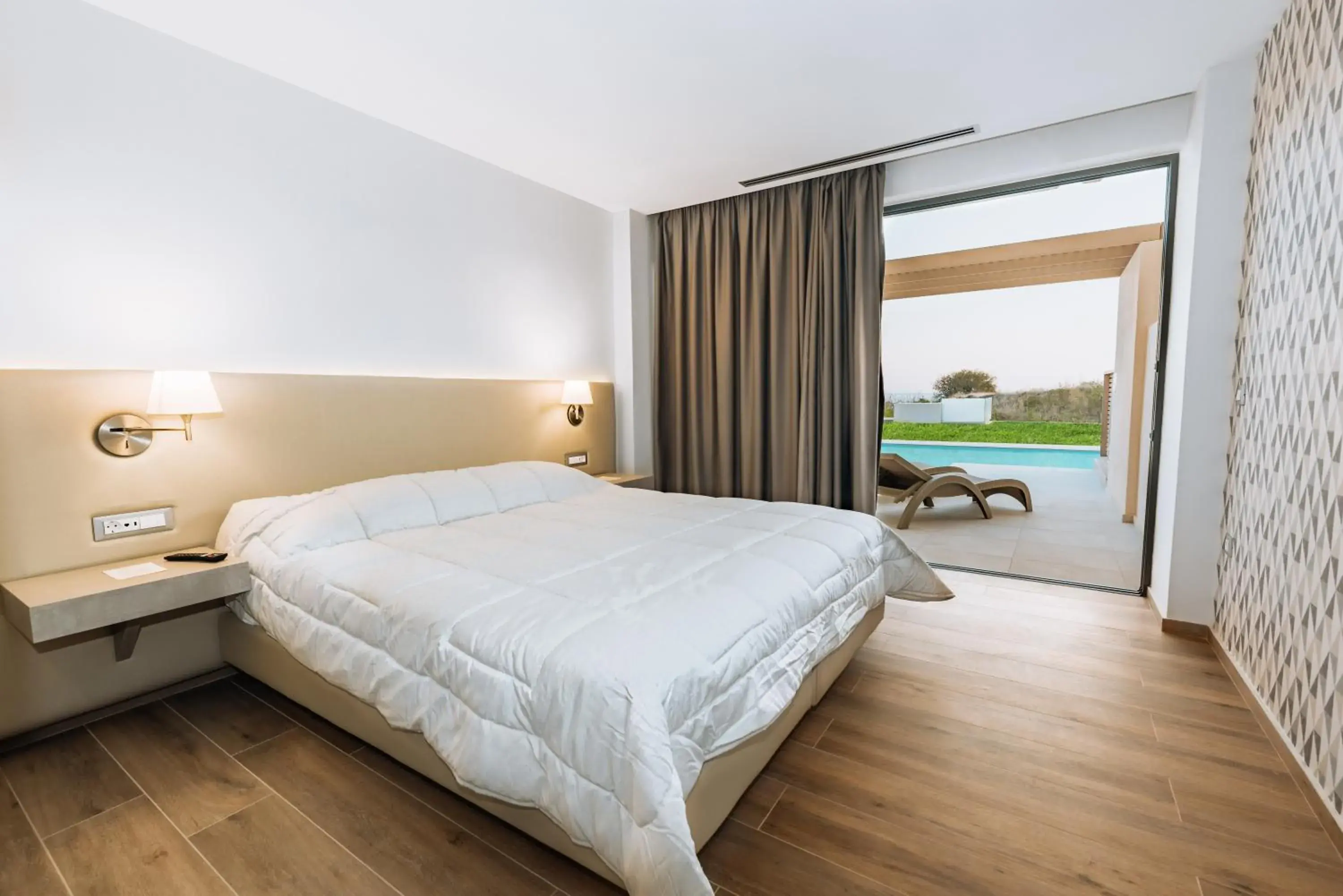 Deluxe Double Room with Sea View in Kresten Palace Hotel Deluxe Double Room with Sea View in Kresten Palace Hotel