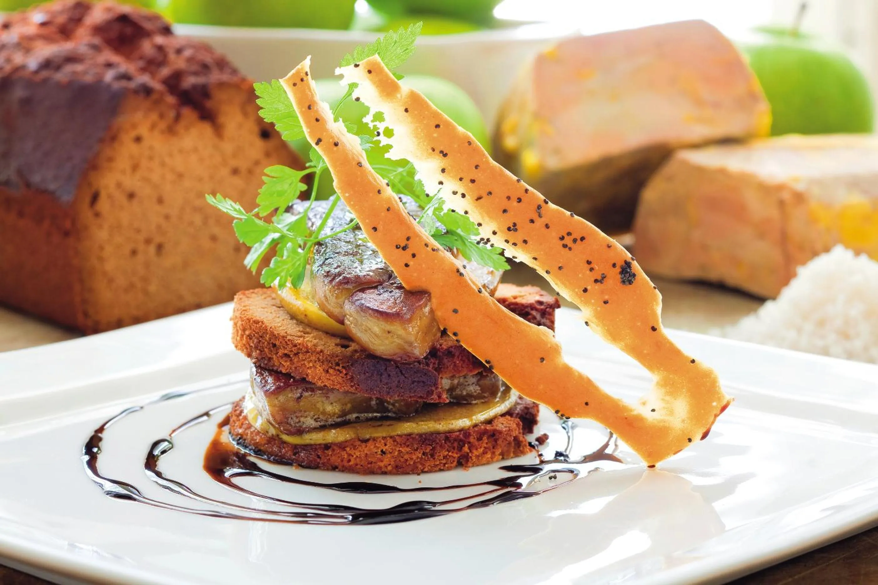 Food in Logis Hôtel Restaurant Les Cèdres