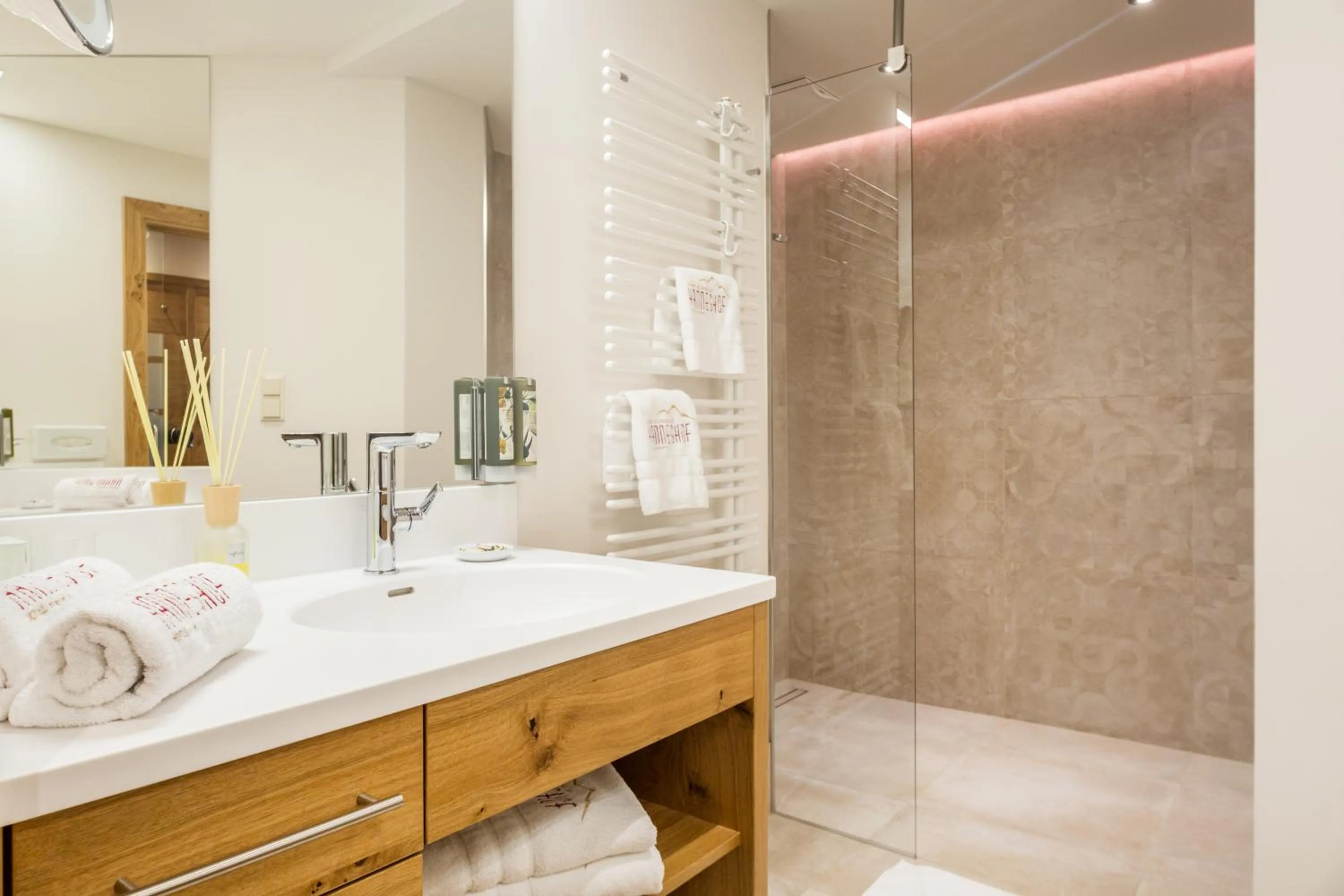 Bathroom in Familien- und Wellnesshotel Hanneshof