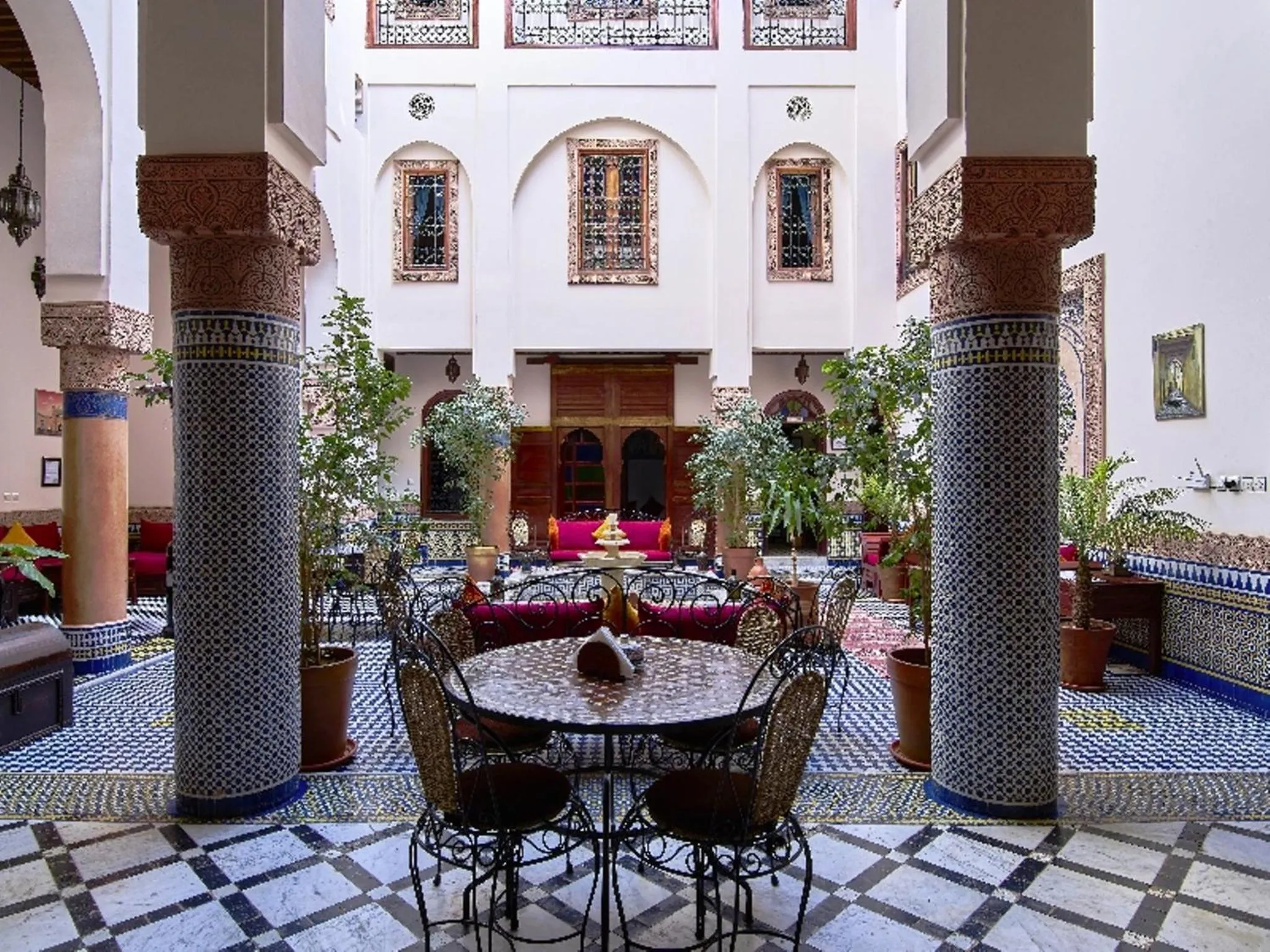 Lobby or reception in Riad Ahlam