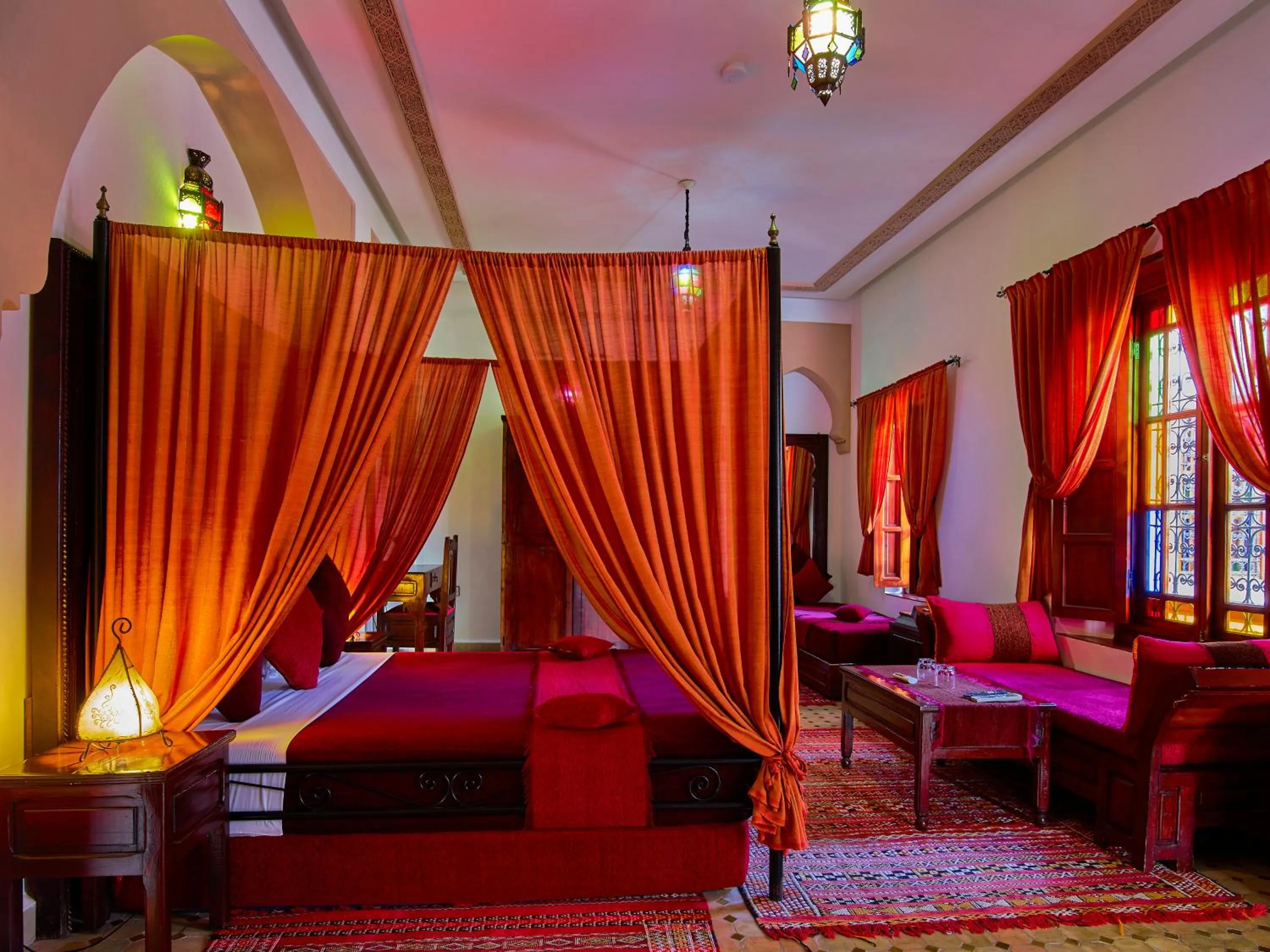 View (from property/room), Bed in Riad Ahlam
