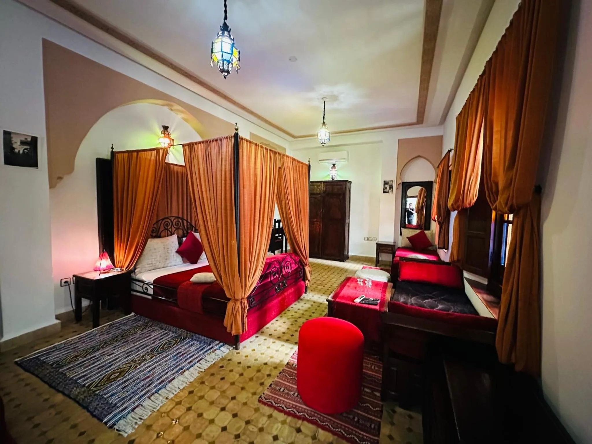 View (from property/room), Bed in Riad Ahlam