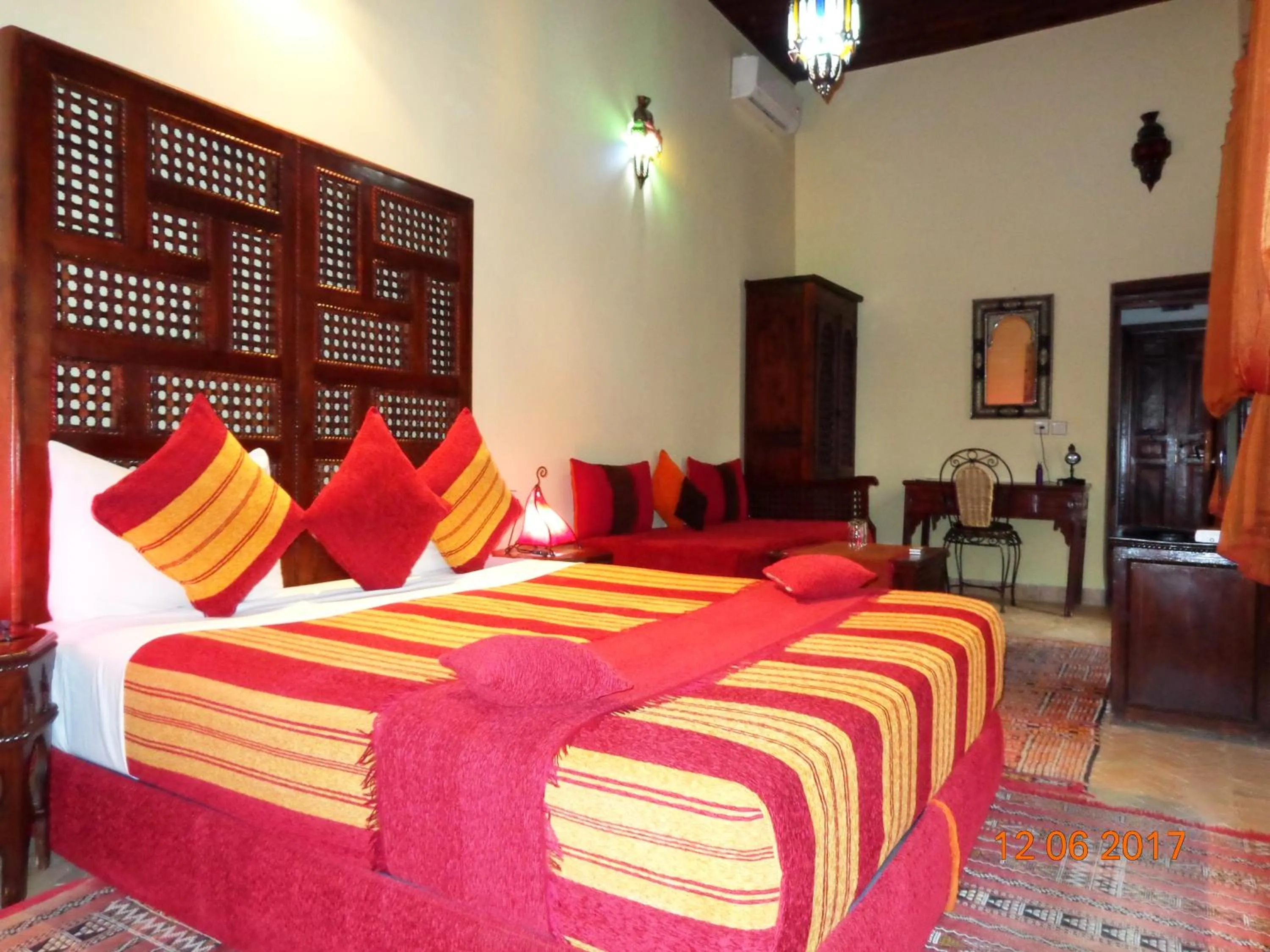 Bed in Riad Ahlam