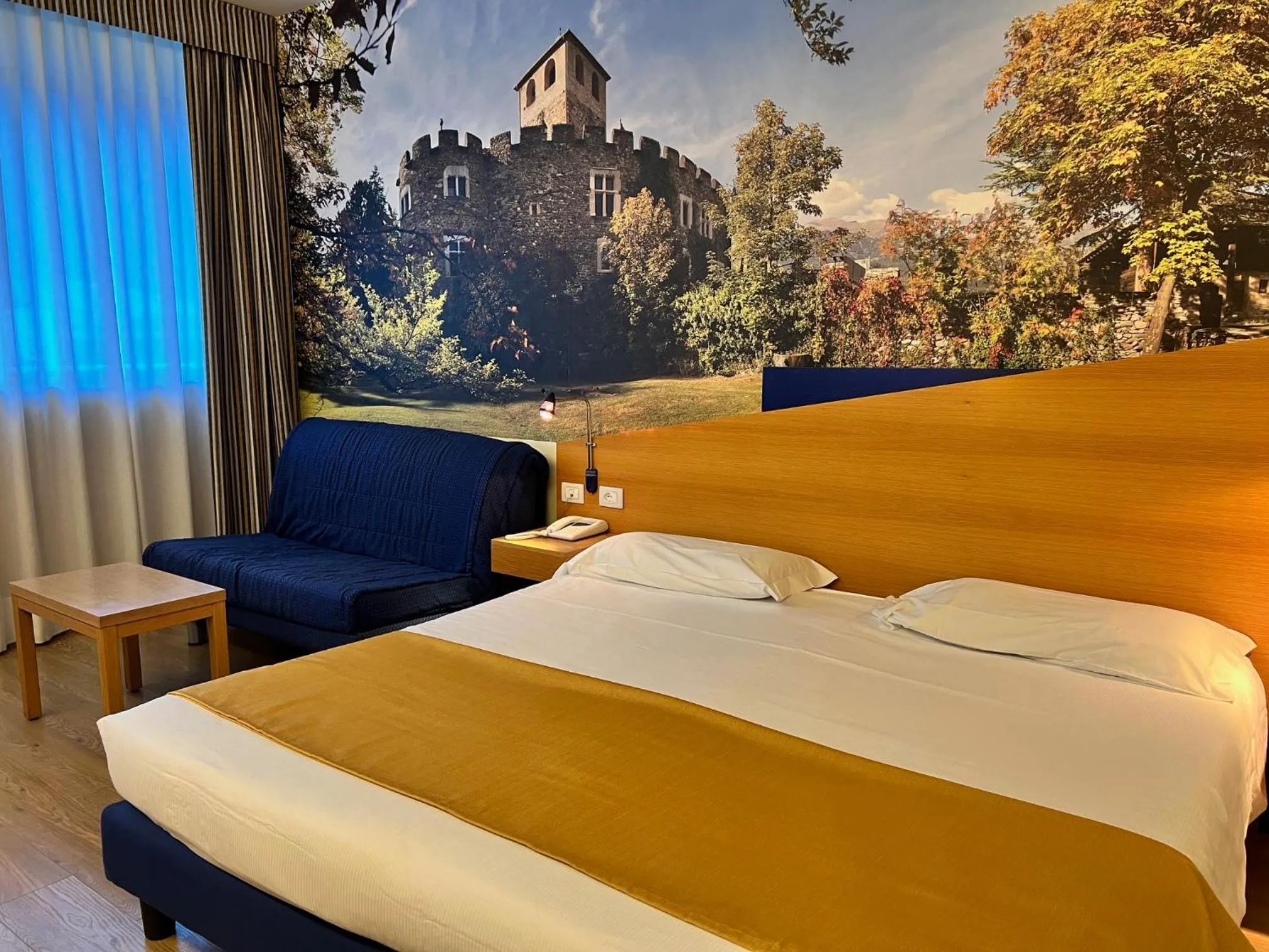 Bedroom, Bed in Hotel Express Aosta East