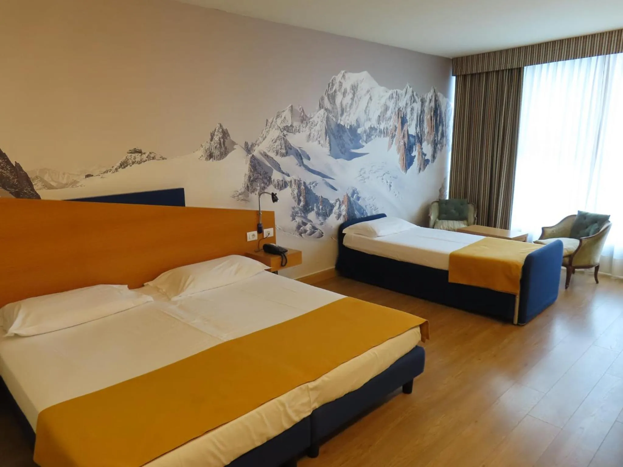 Bedroom, Bed in Hotel Express Aosta East
