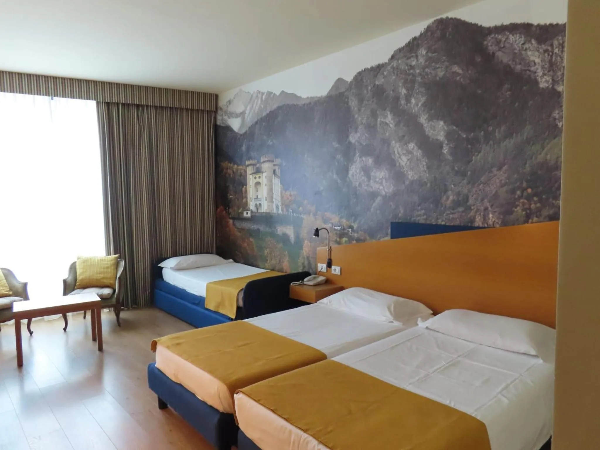 Photo of the whole room, Bed in Hotel Express Aosta East