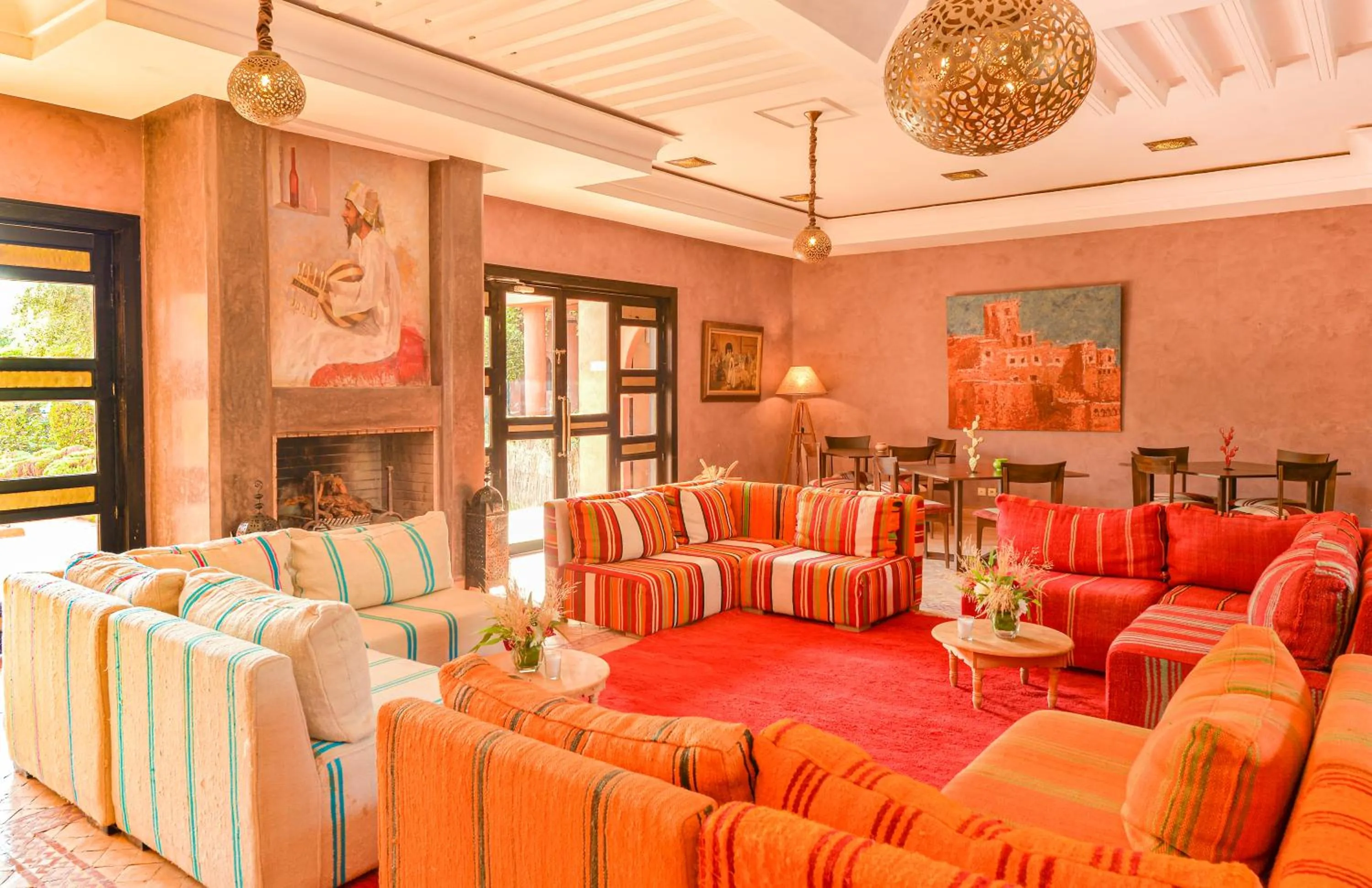 Lobby or reception in Les Jardins De Zyriab