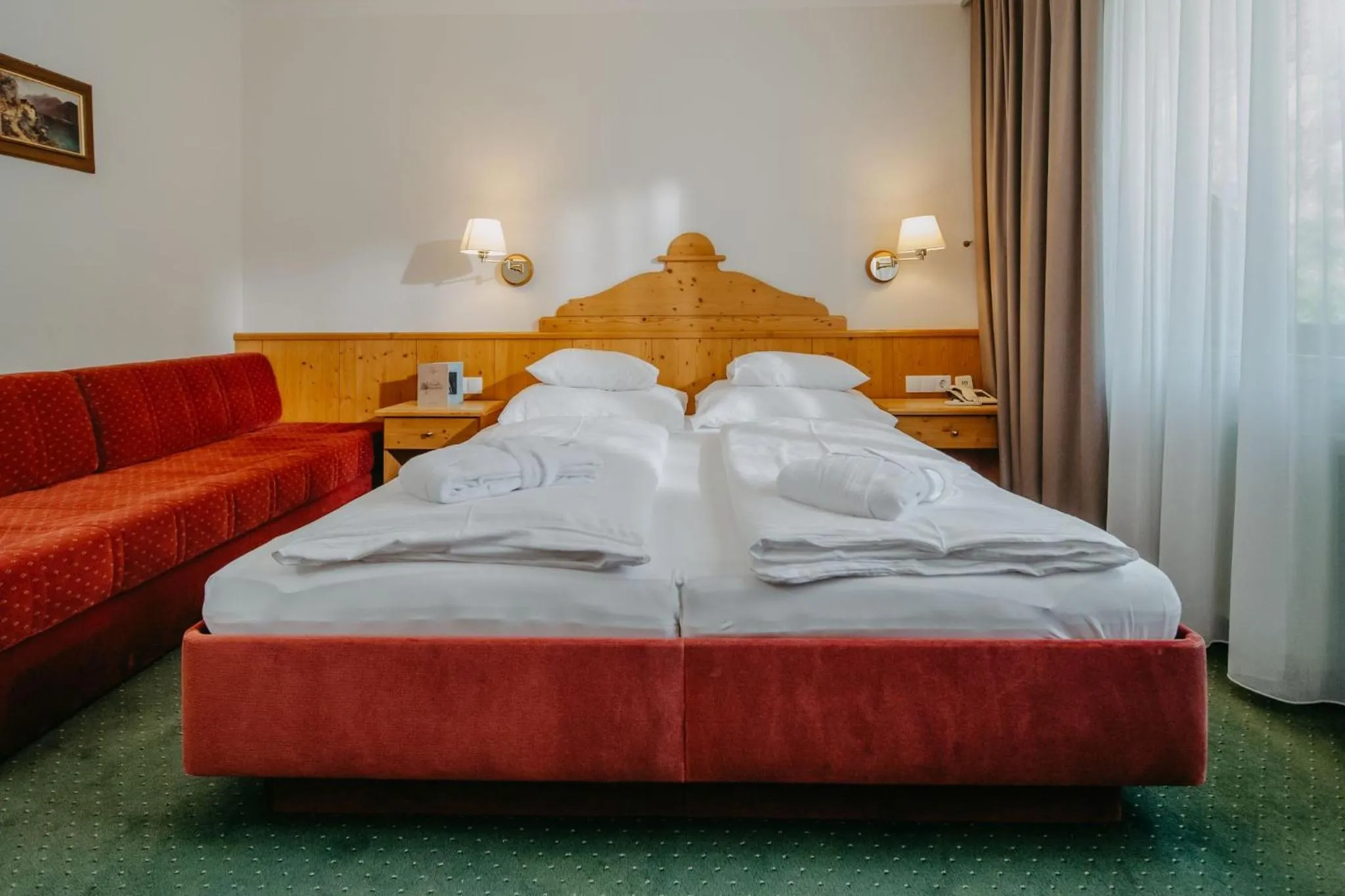 Photo of the whole room, Bed in Kinderhotel Stegerhof