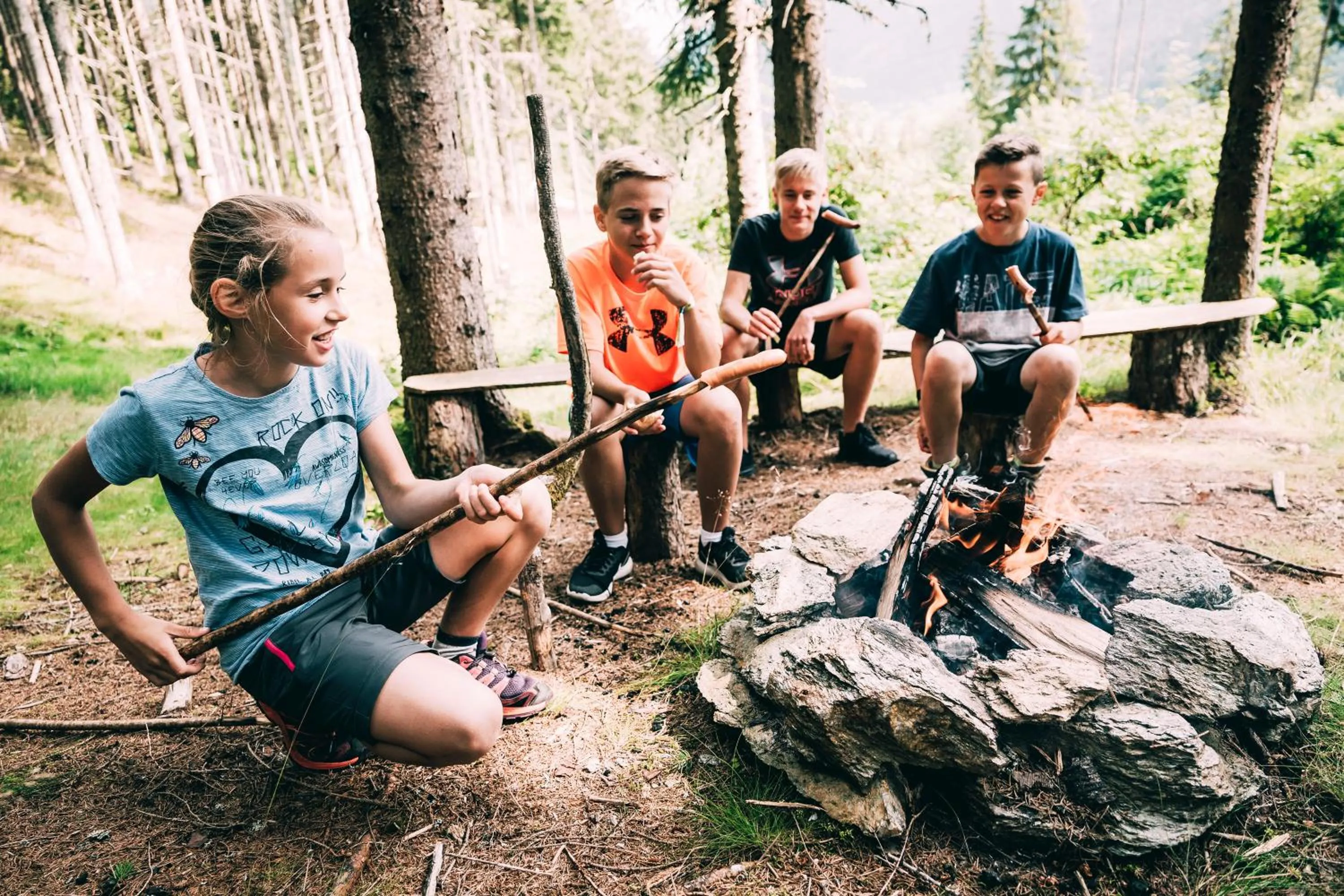 Children play ground in Kinderhotel Stegerhof