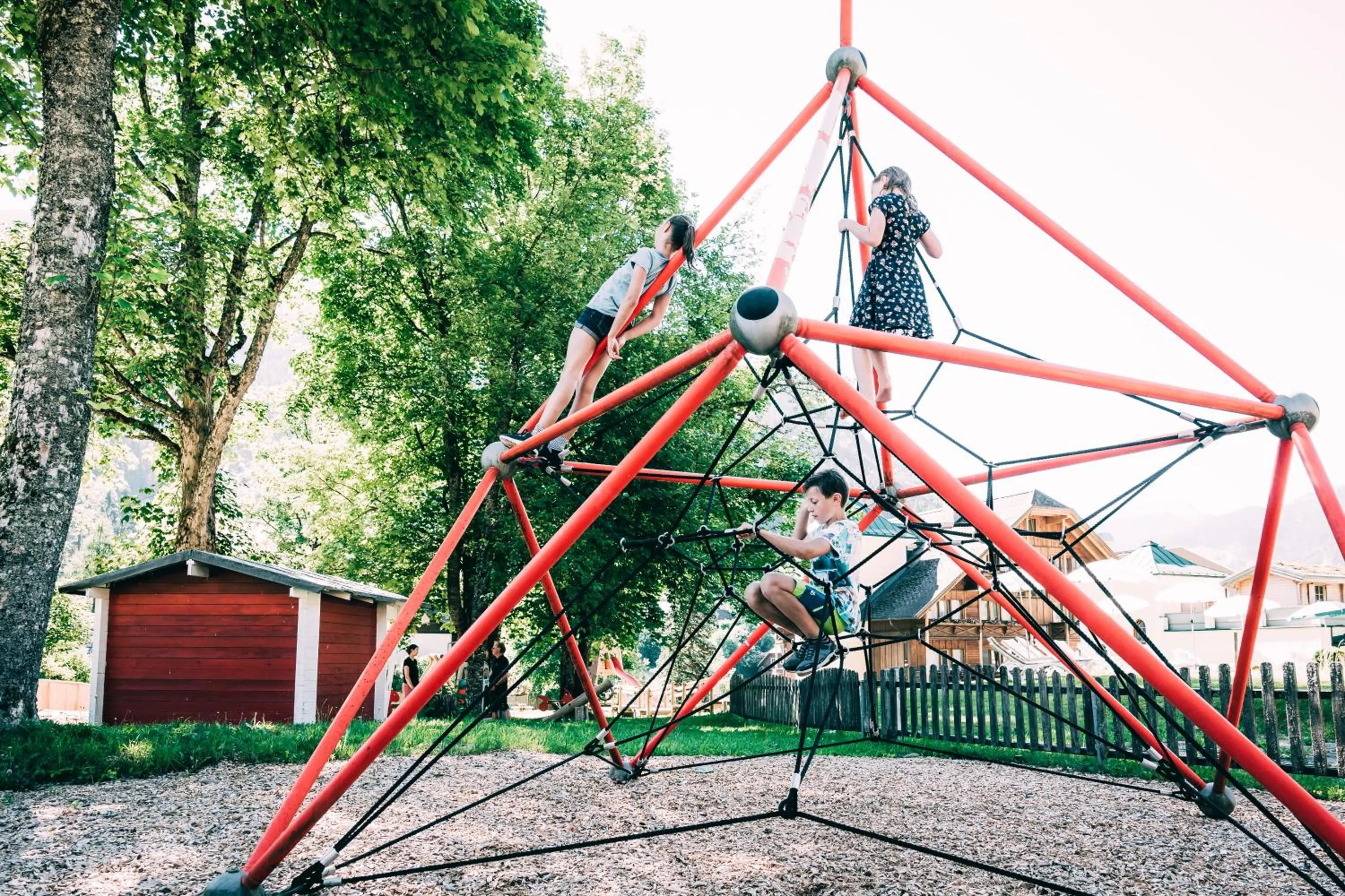 Children play ground in Kinderhotel Stegerhof