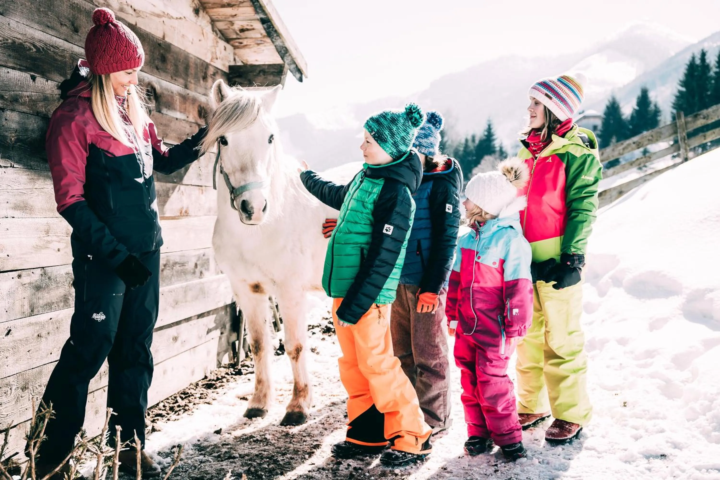 Horse-riding in Kinderhotel Stegerhof
