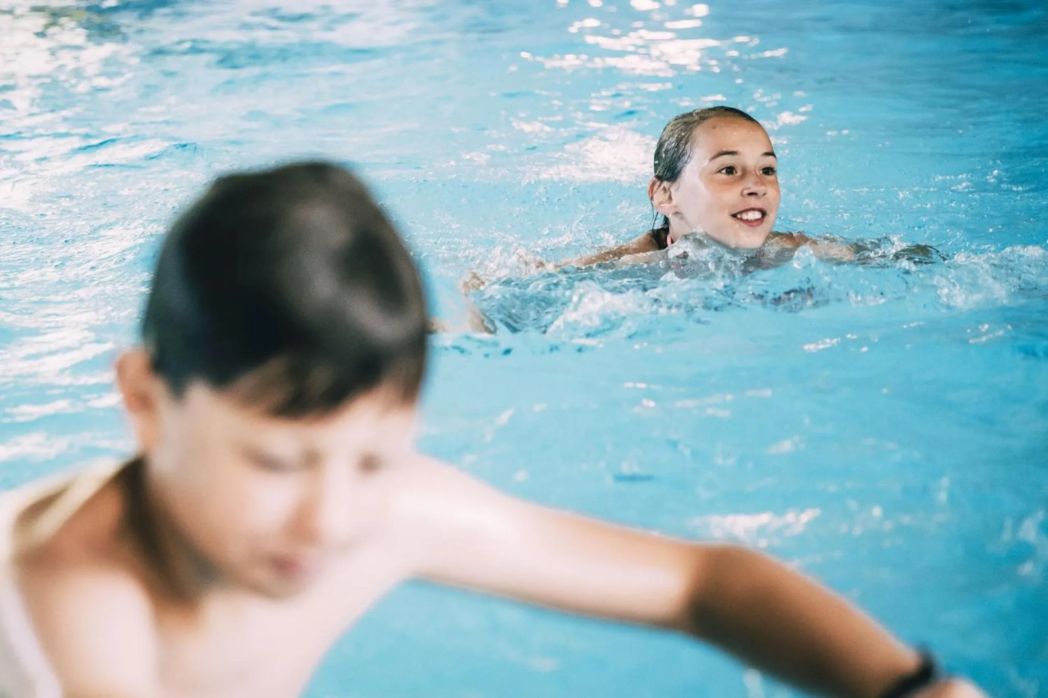 Swimming pool in Kinderhotel Stegerhof