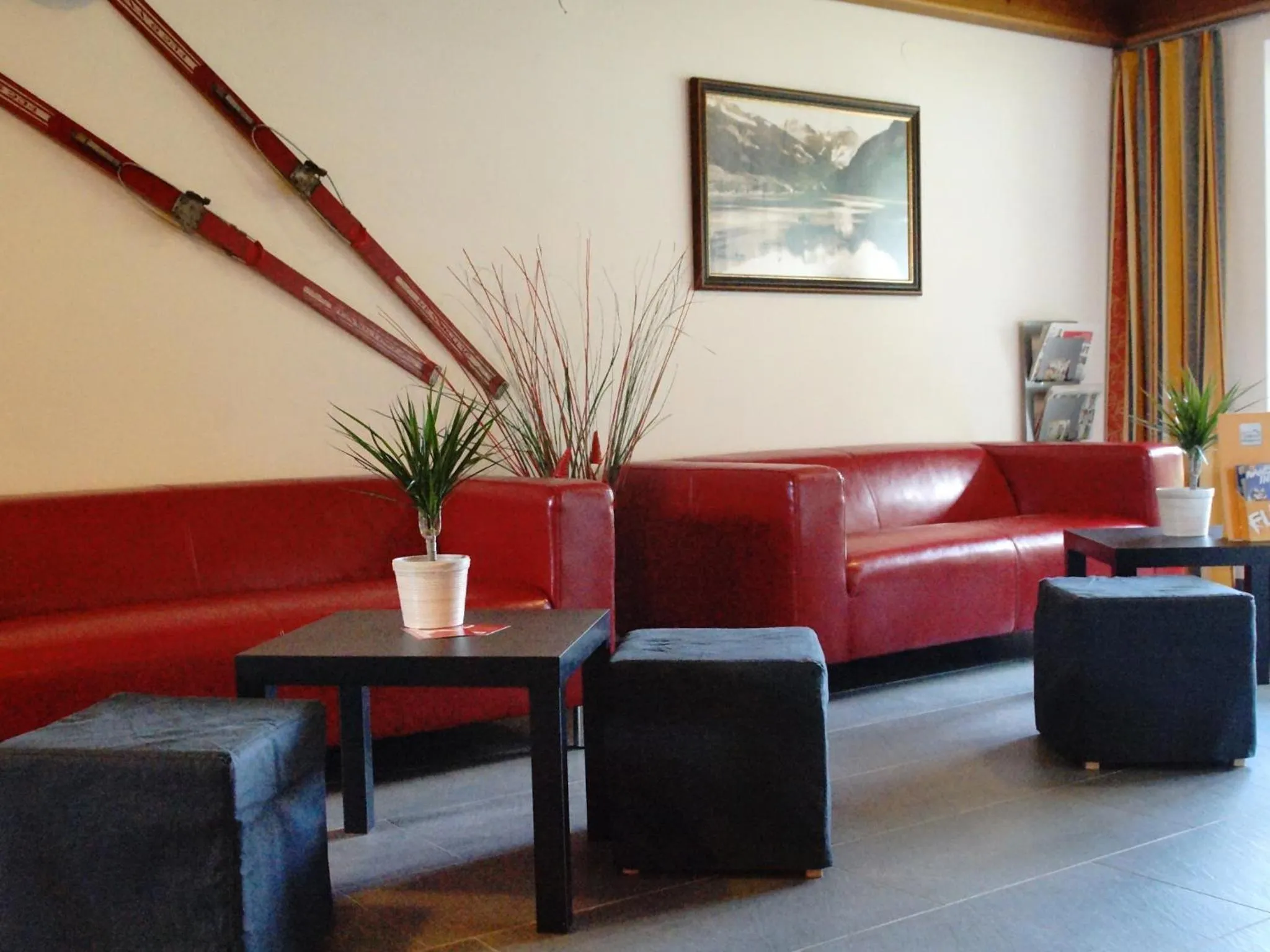 Lobby or reception in first mountain Hotel Zillertal