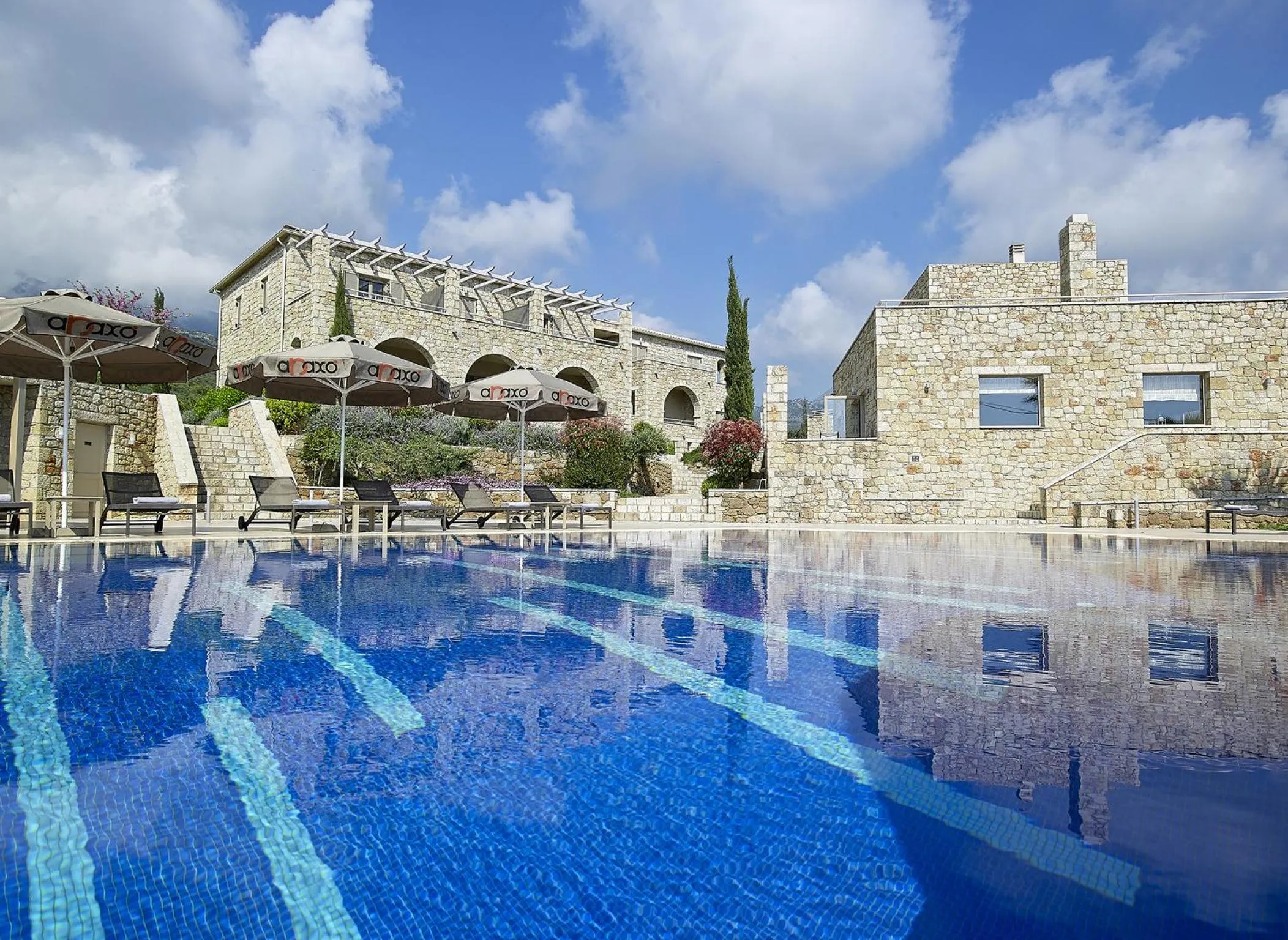 Swimming pool in Anaxo Resort
