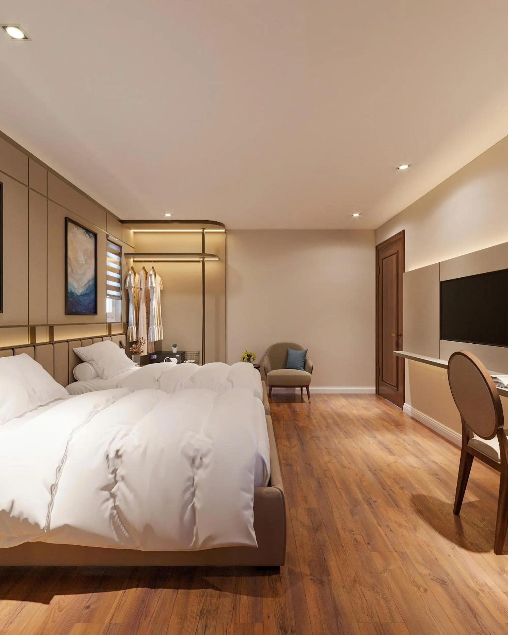 Bed in Splendid Premium Hotel