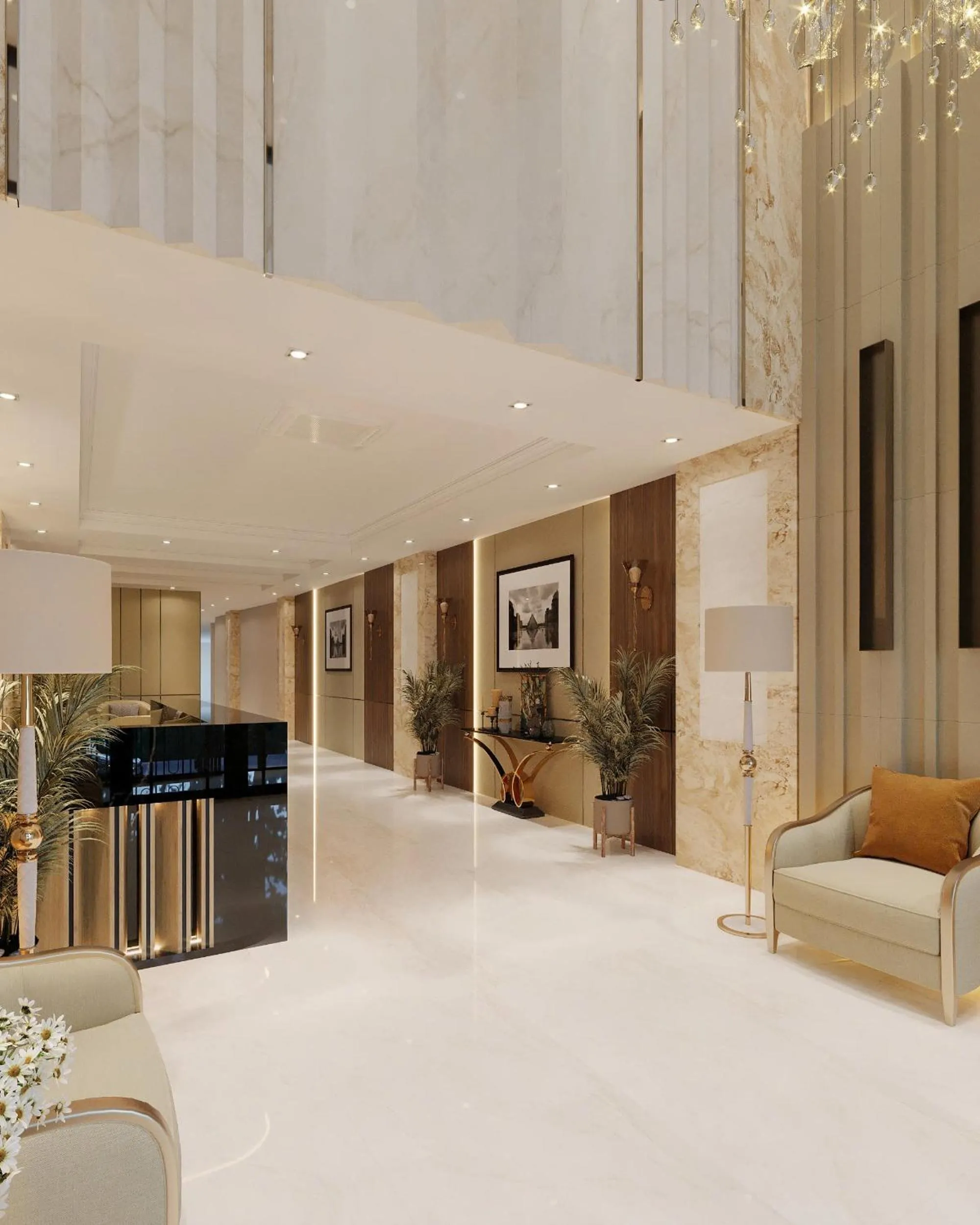 Lobby or reception in Splendid Premium Hotel