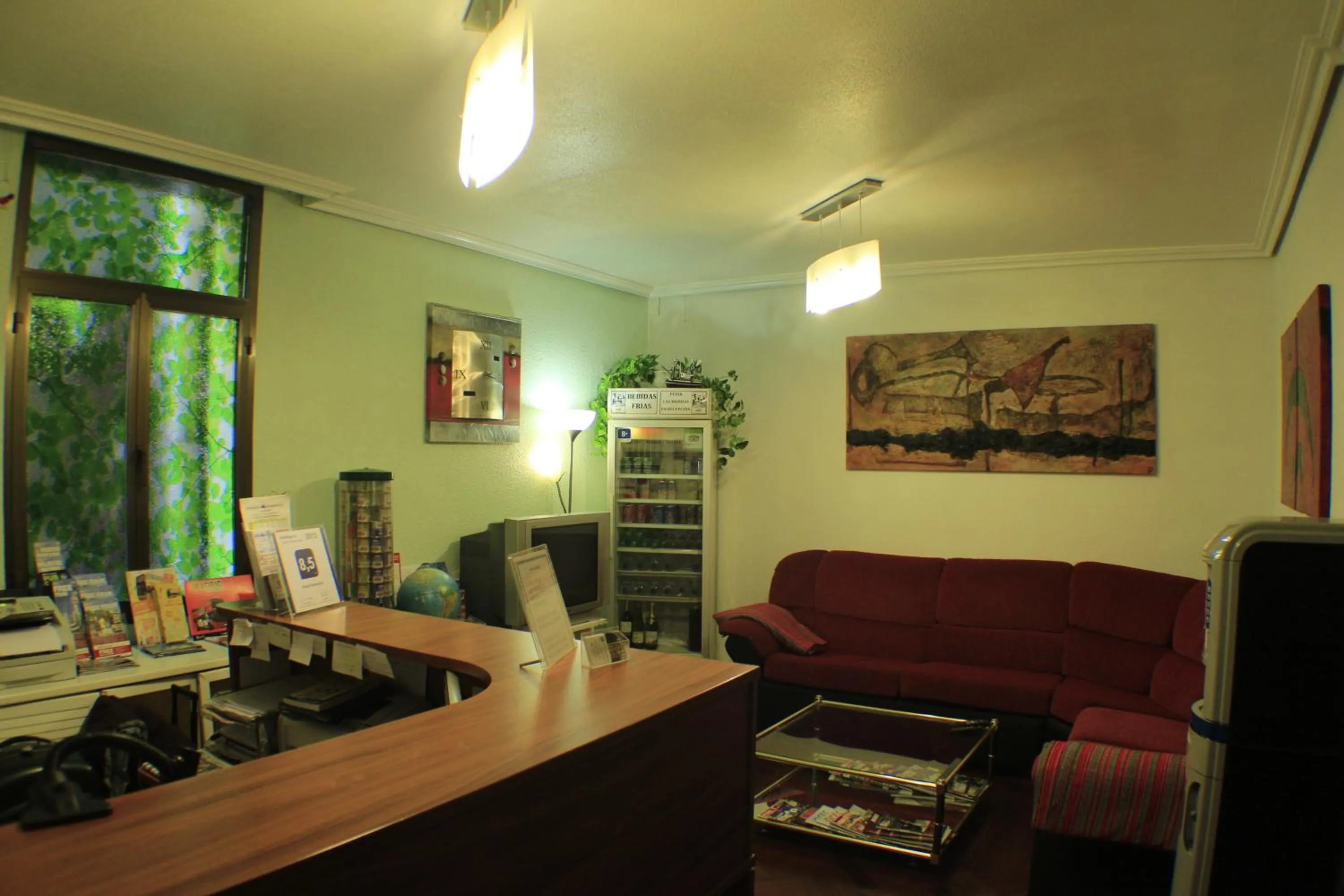 Lobby or reception in Hostal Esmeralda