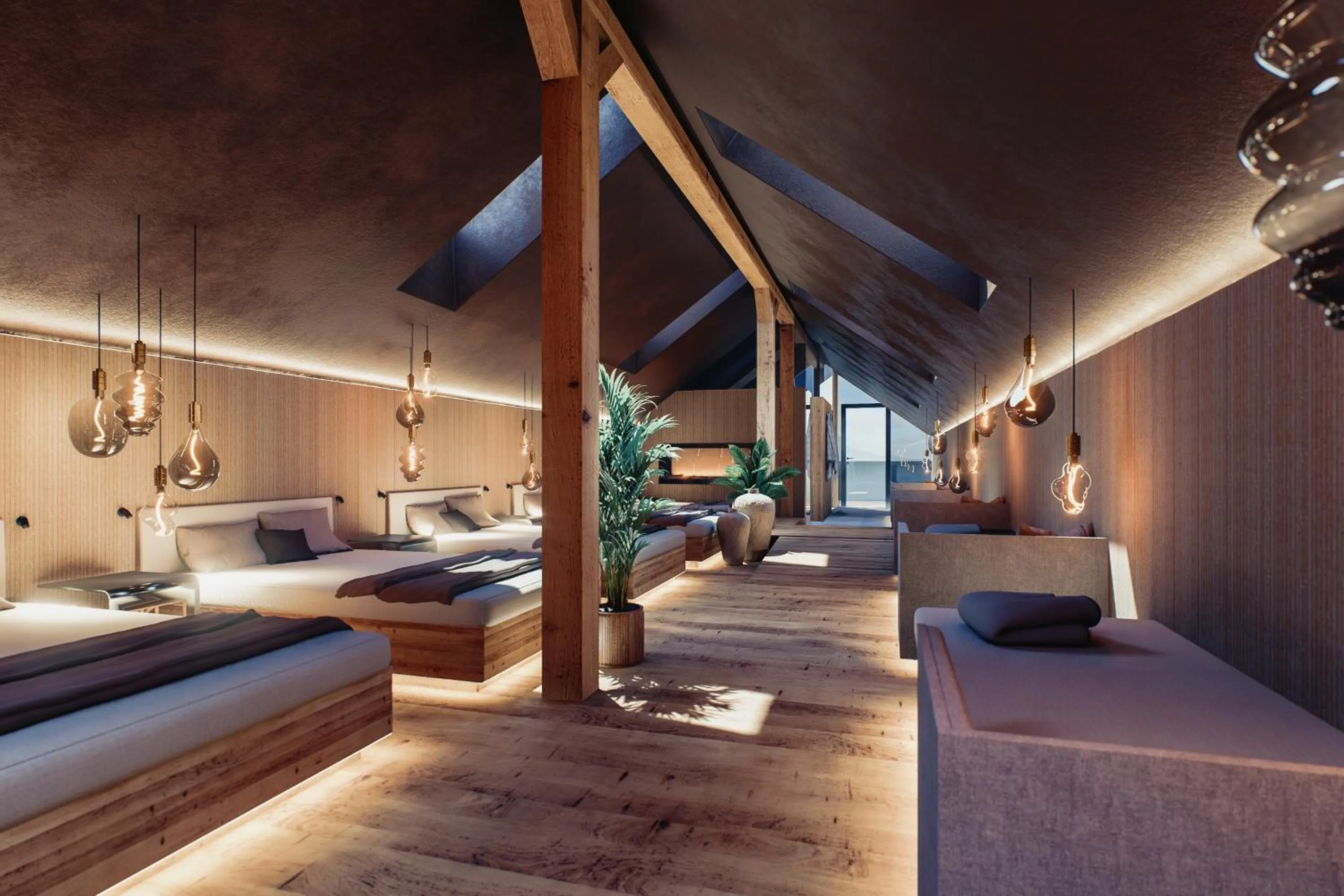 Sauna, Bed in Vogl's Nest