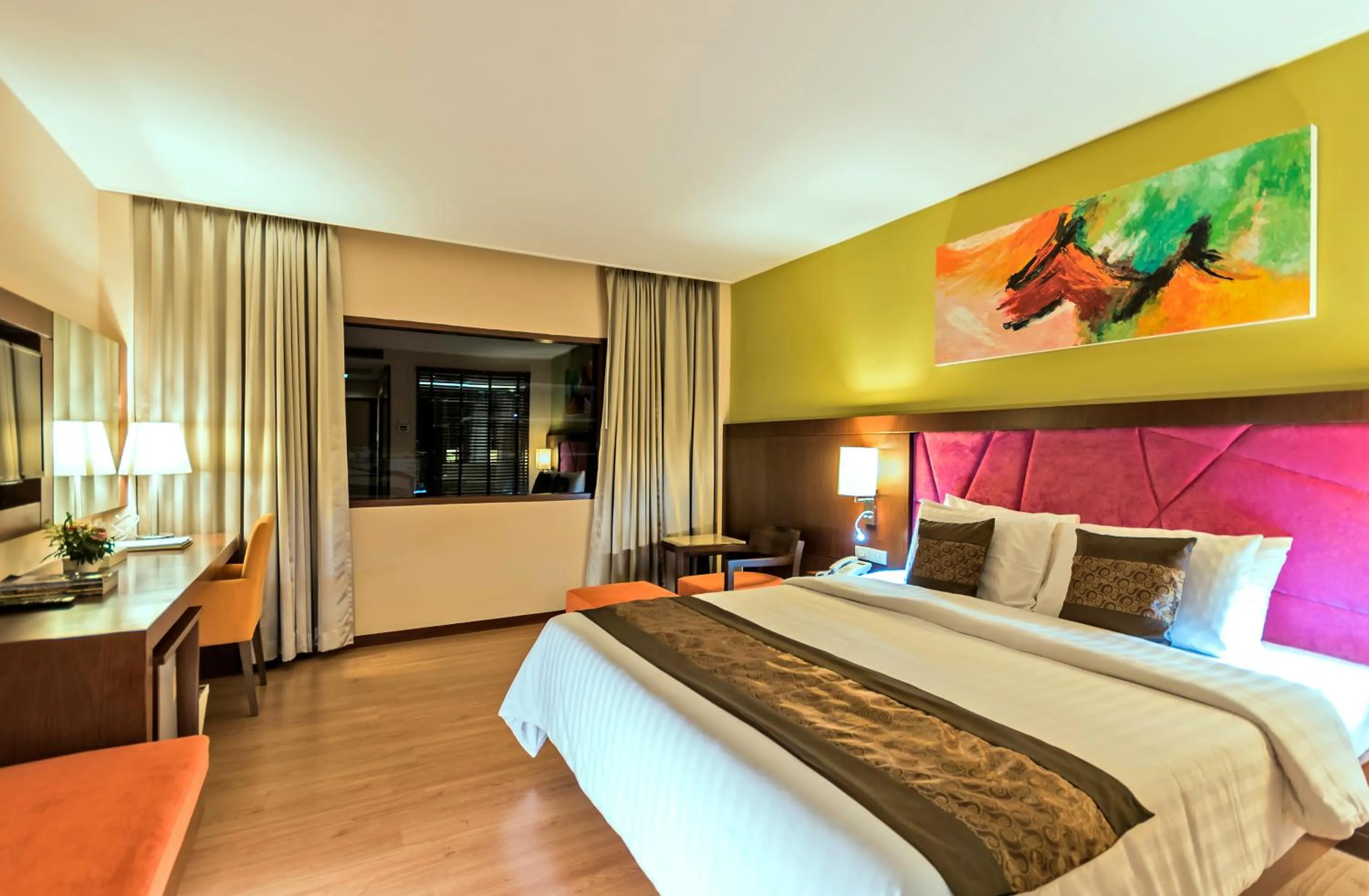 Photo of the whole room, Bed in Navarat Heritage Hotel