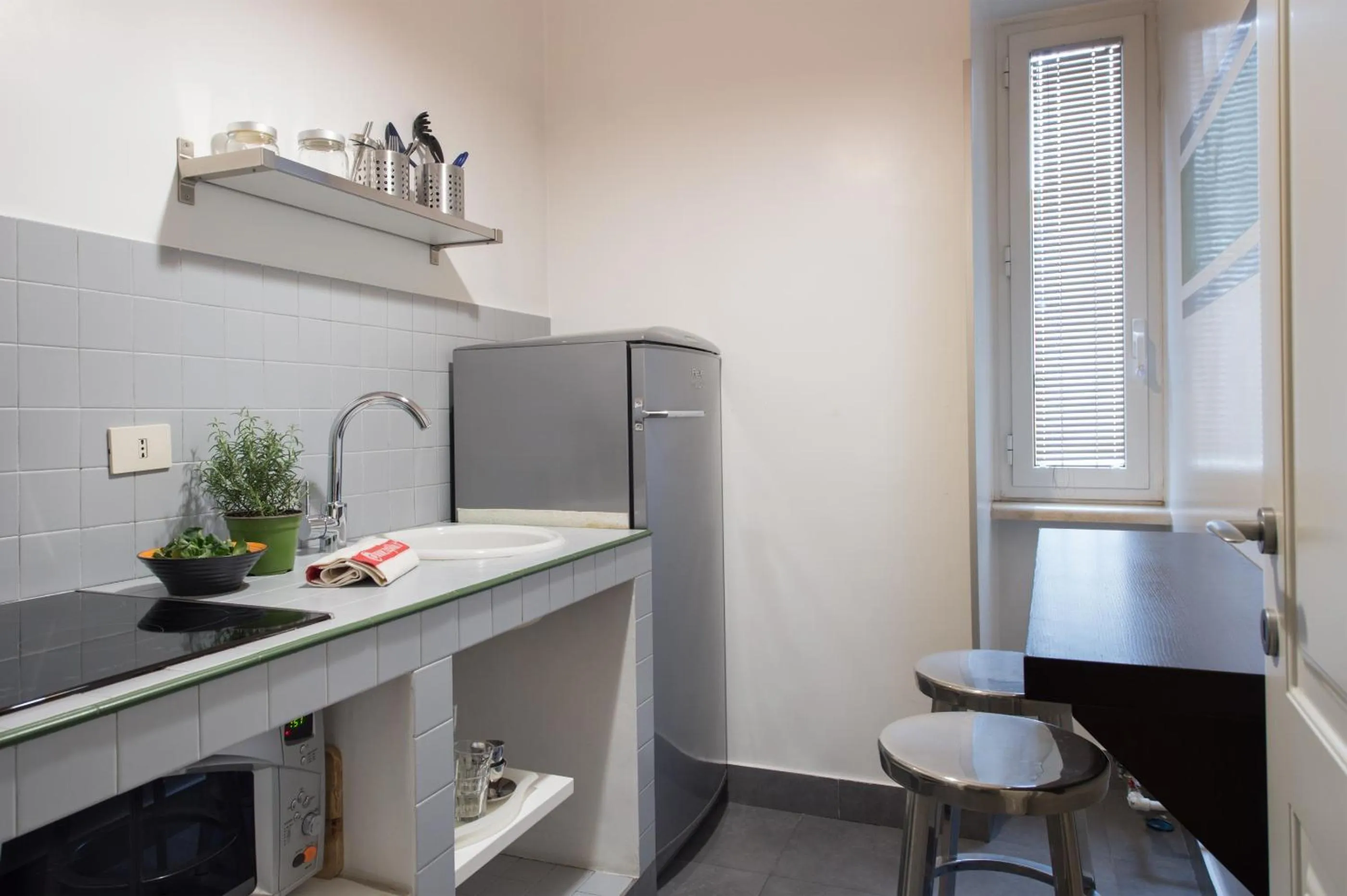 Kitchen or kitchenette in Residenza Termini