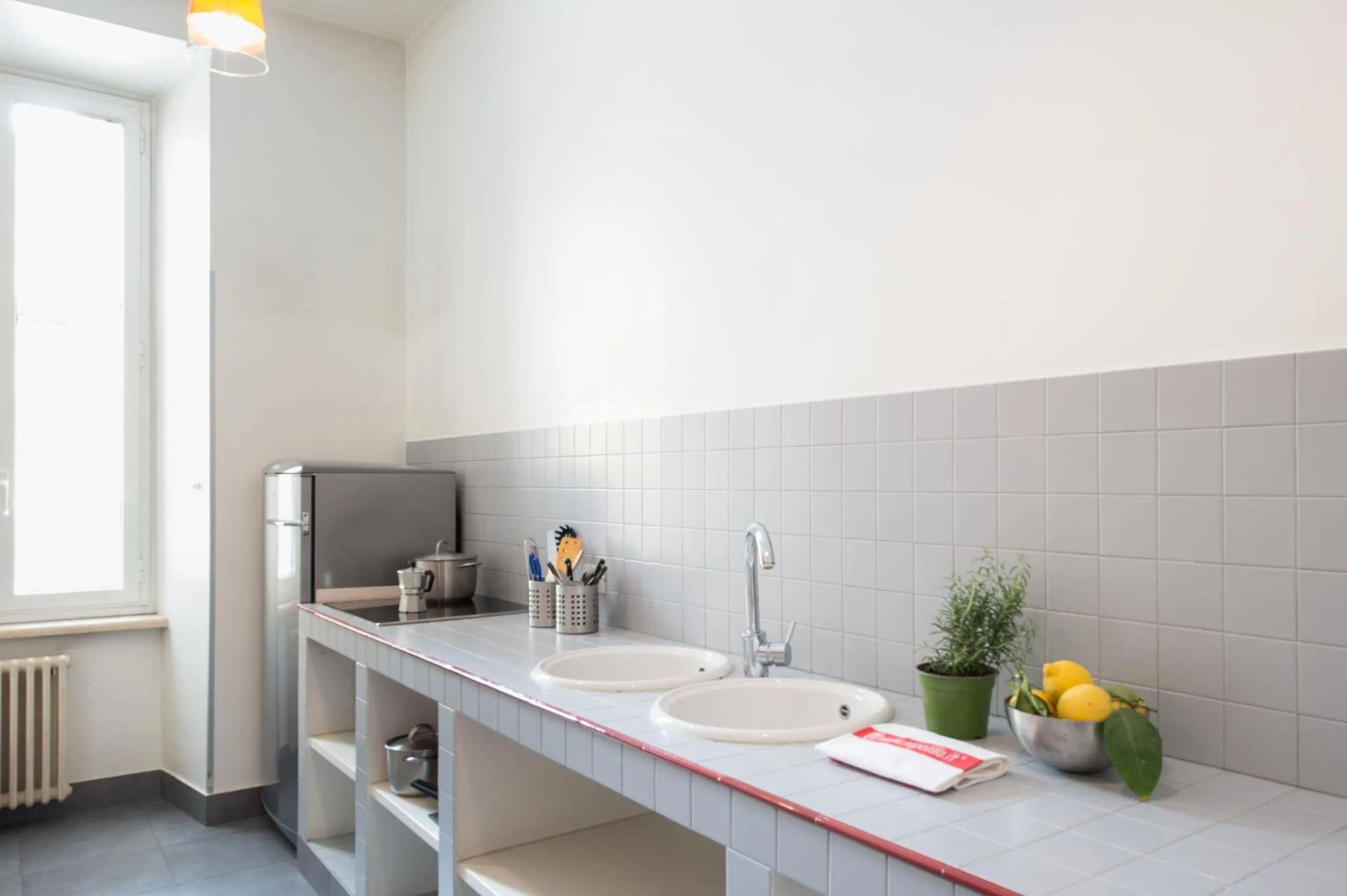 Kitchen or kitchenette in Residenza Termini