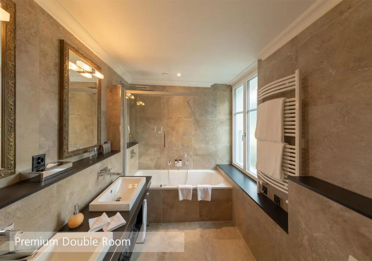 Bathroom in Lenkerhof gourmet spa resort - Relais & Châteaux