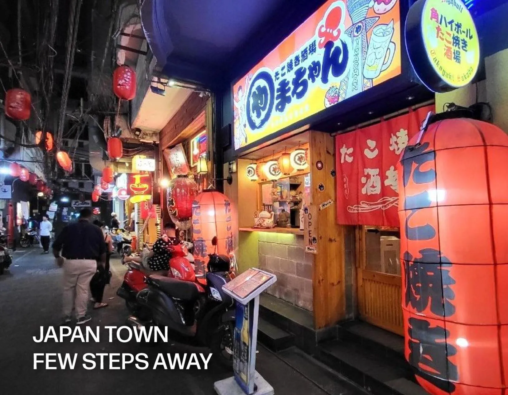 Street view in M Village Hotel Premier Thi Sách