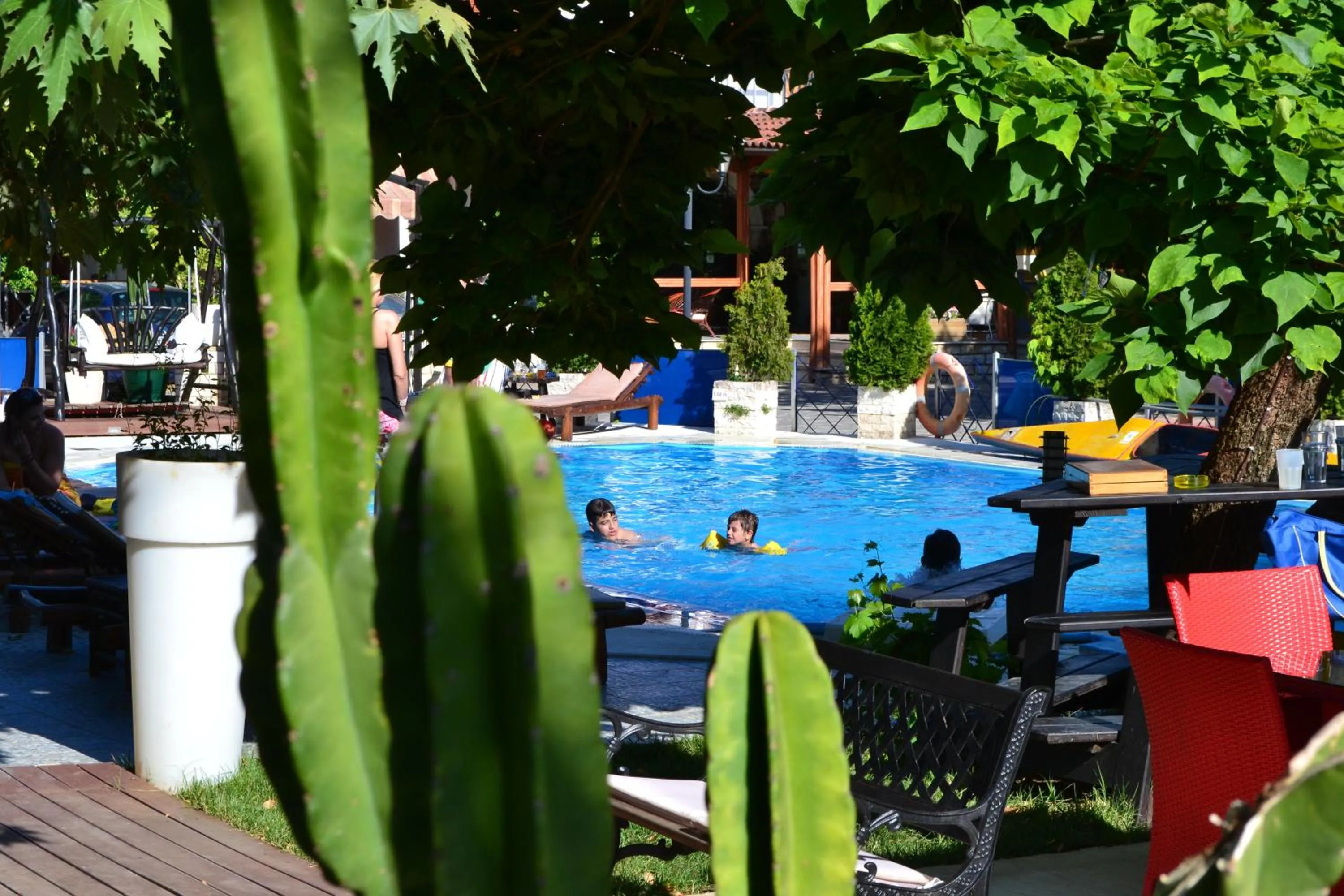 People in Krikonis Hotel