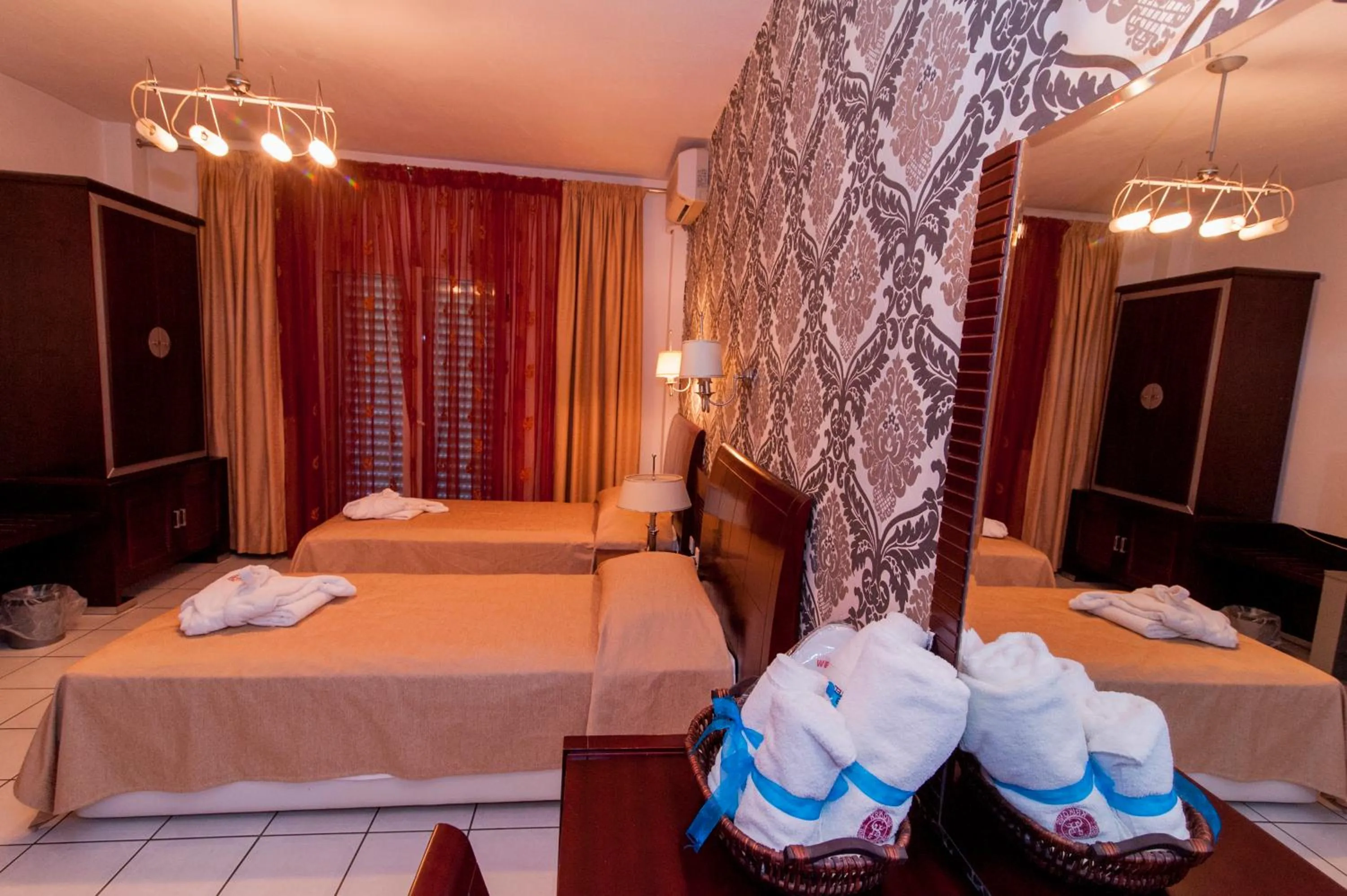 Photo of the whole room, Bed in Krikonis Hotel