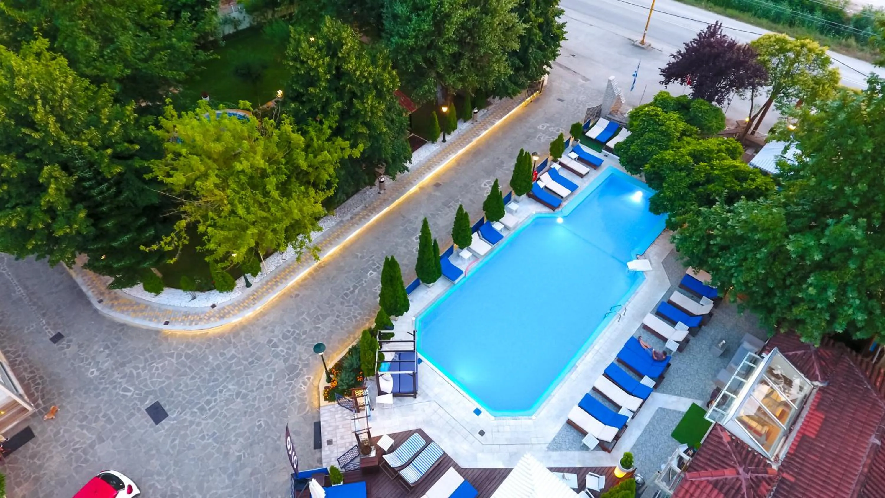 Bird's eye view in Krikonis Hotel