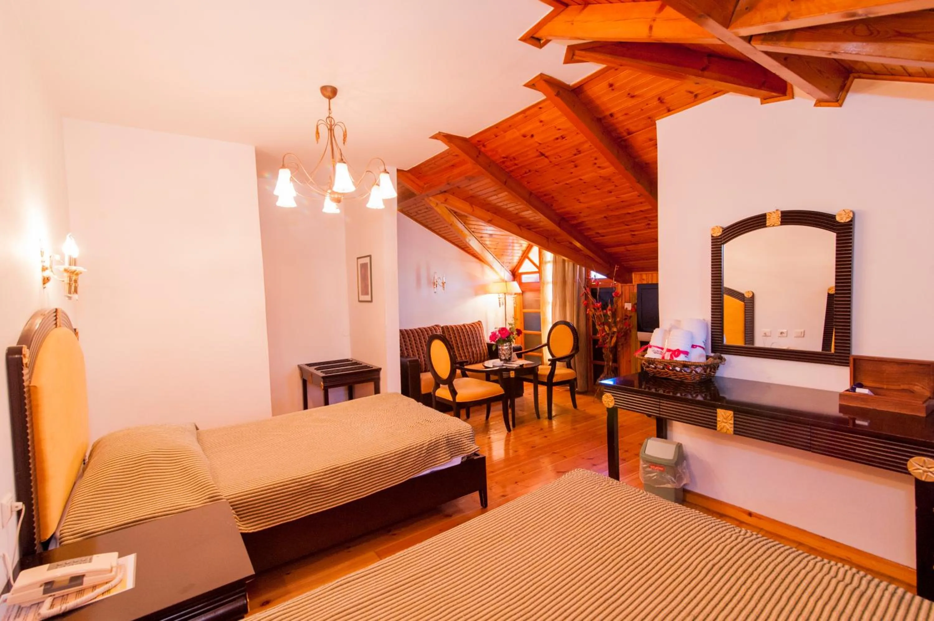 Photo of the whole room, Bed in Krikonis Hotel