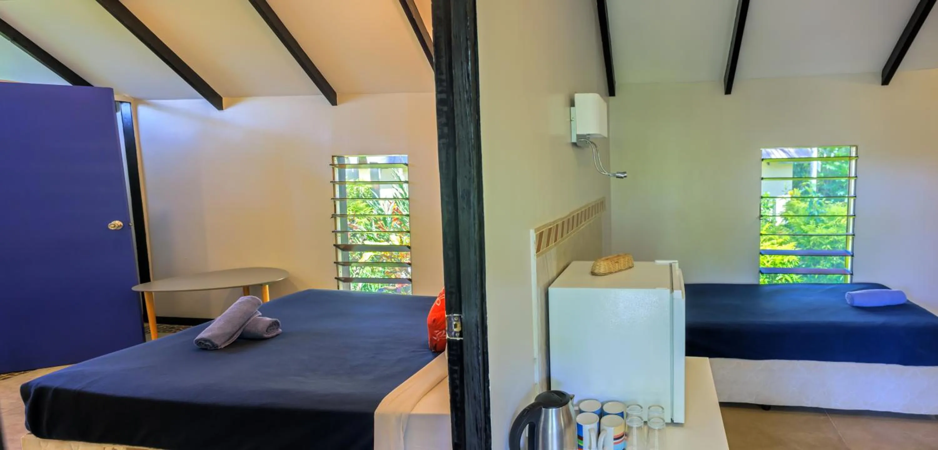 Bed in Mango Bay Resort