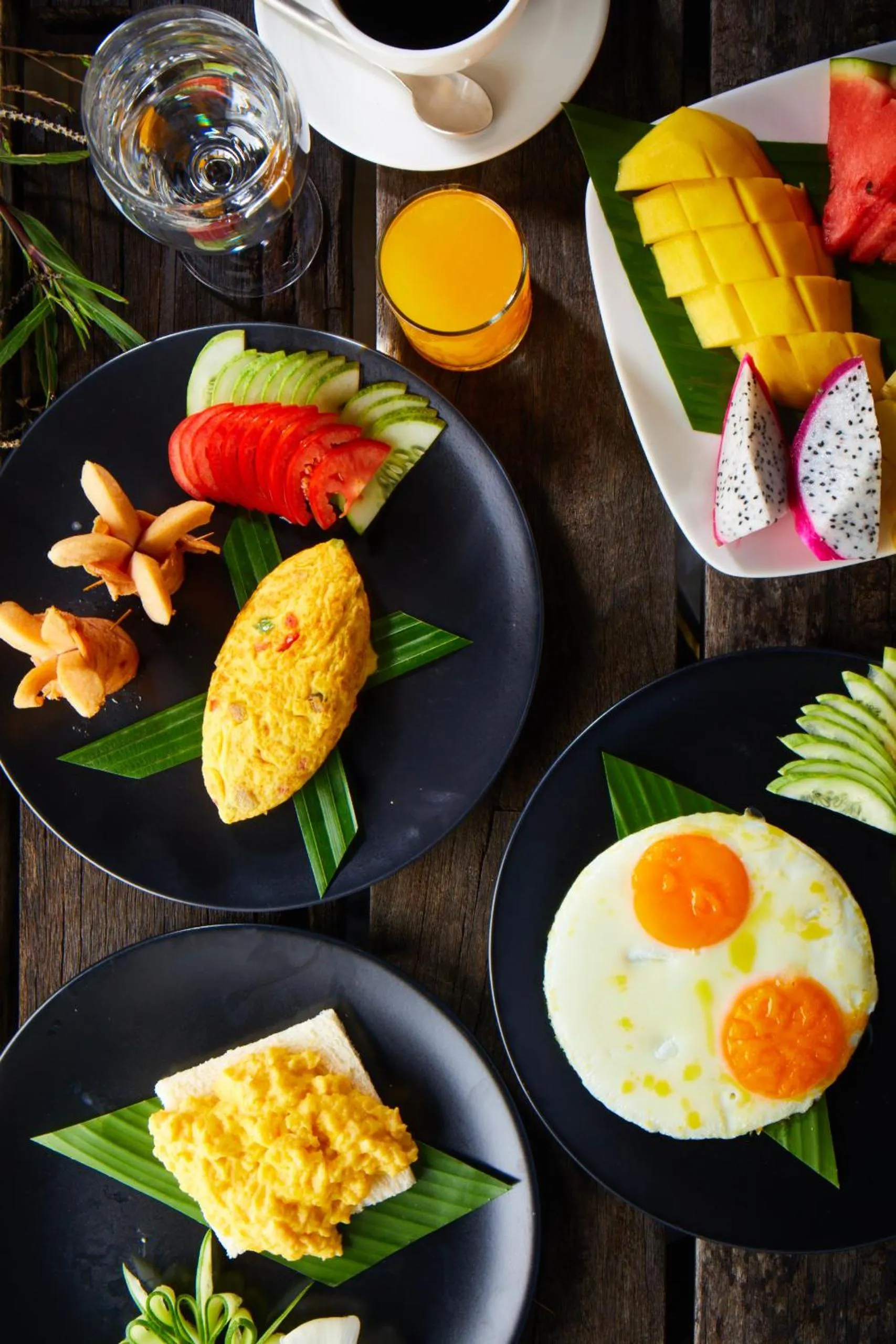 Breakfast in Niramaya Villa & Wellness