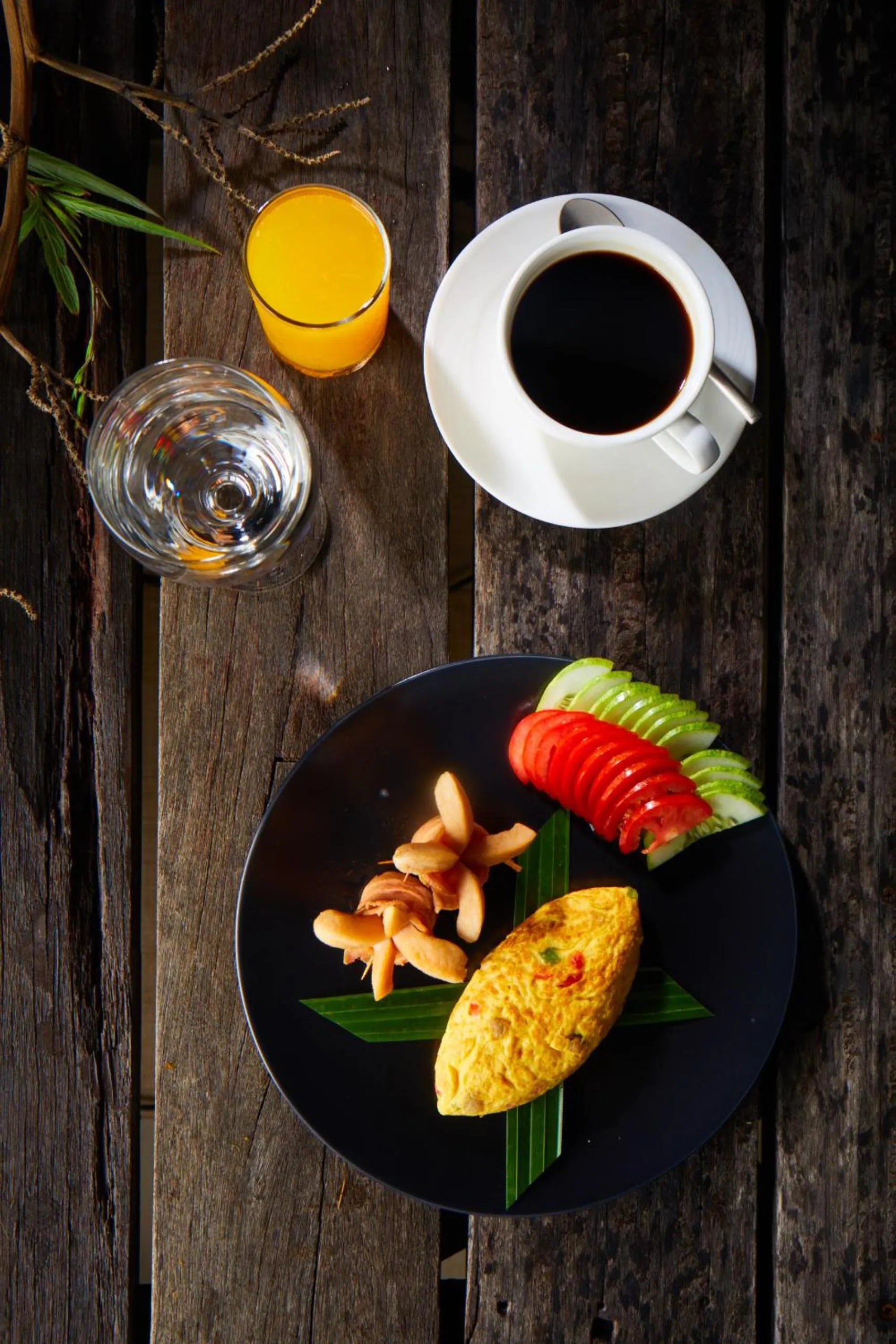 Breakfast in Niramaya Villa & Wellness