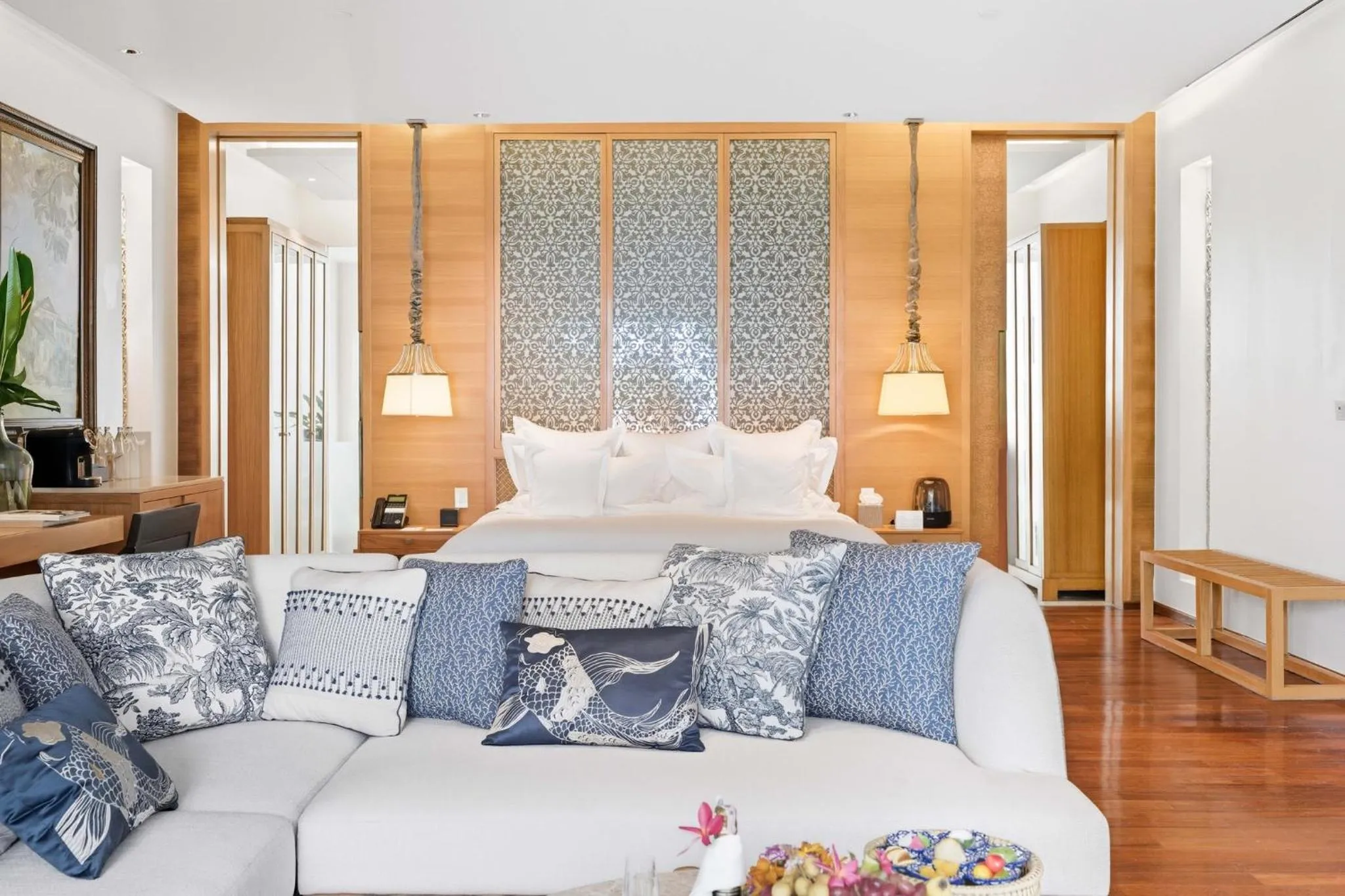 Bed in InterContinental Hua Hin Resort by IHG