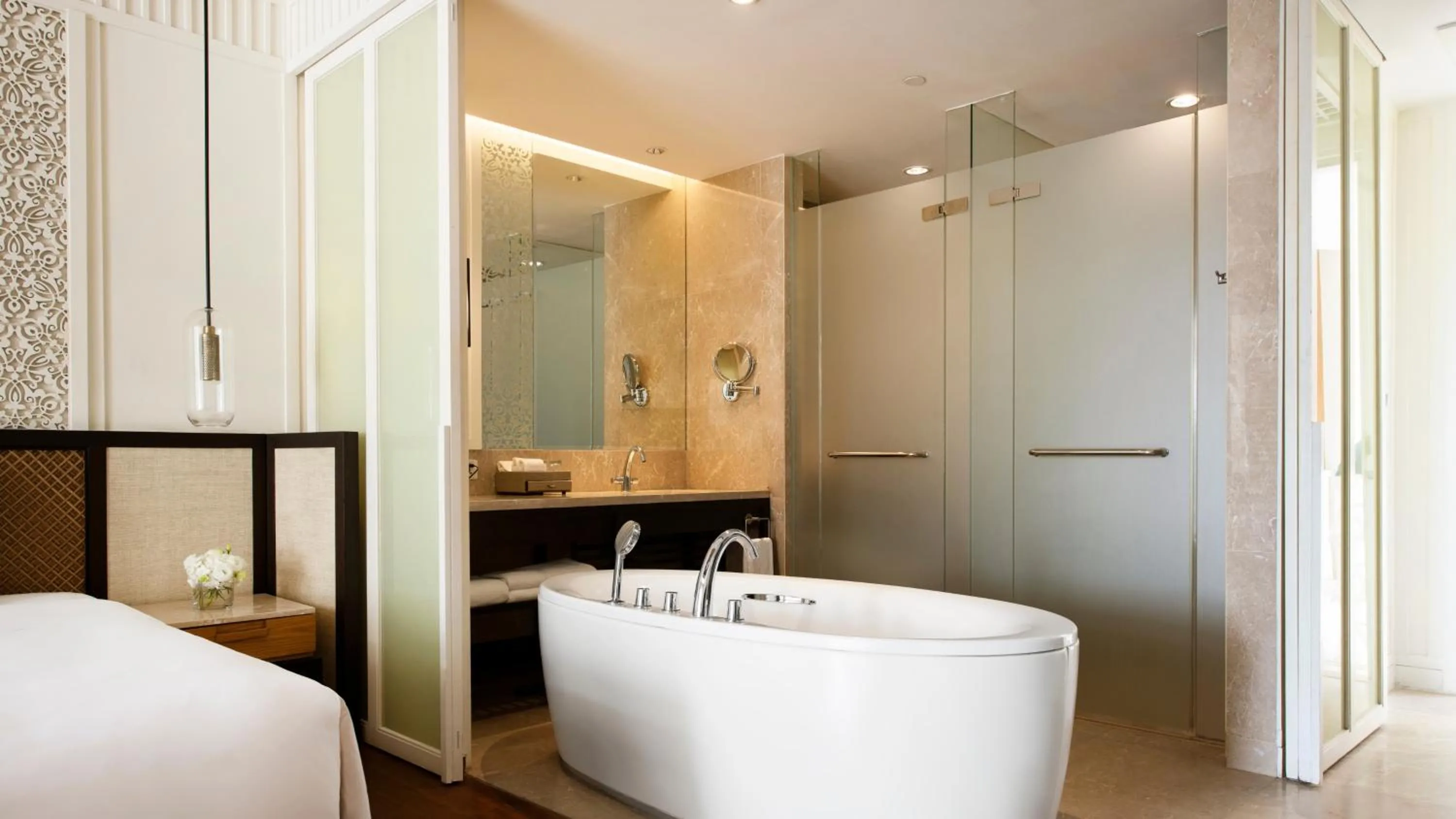 Bathroom, Bed in InterContinental Hua Hin Resort by IHG