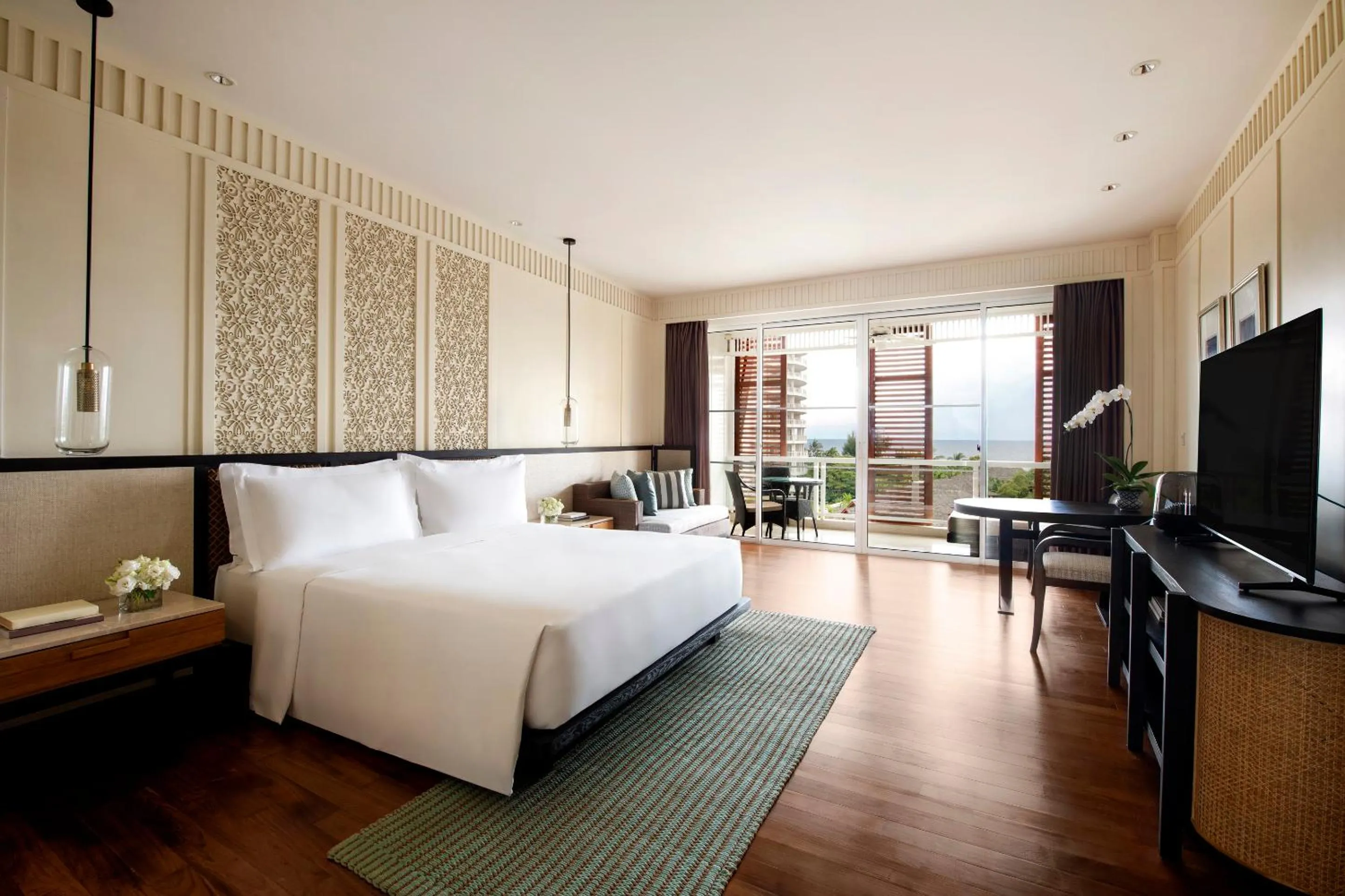 Bed in InterContinental Hua Hin Resort by IHG