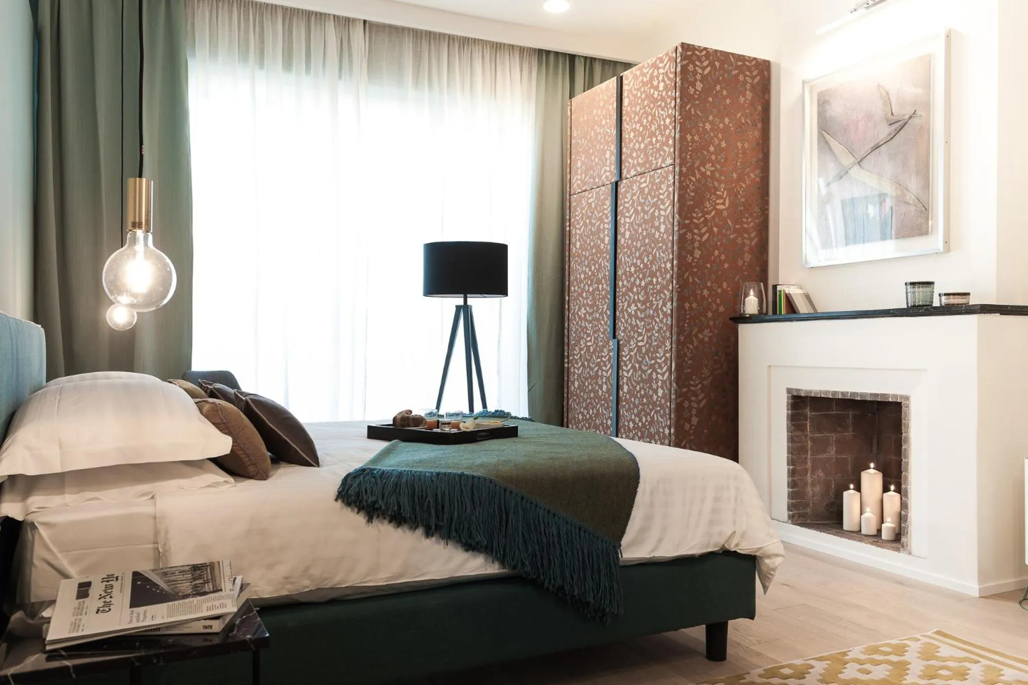 Bed in B&B Lorena Suites