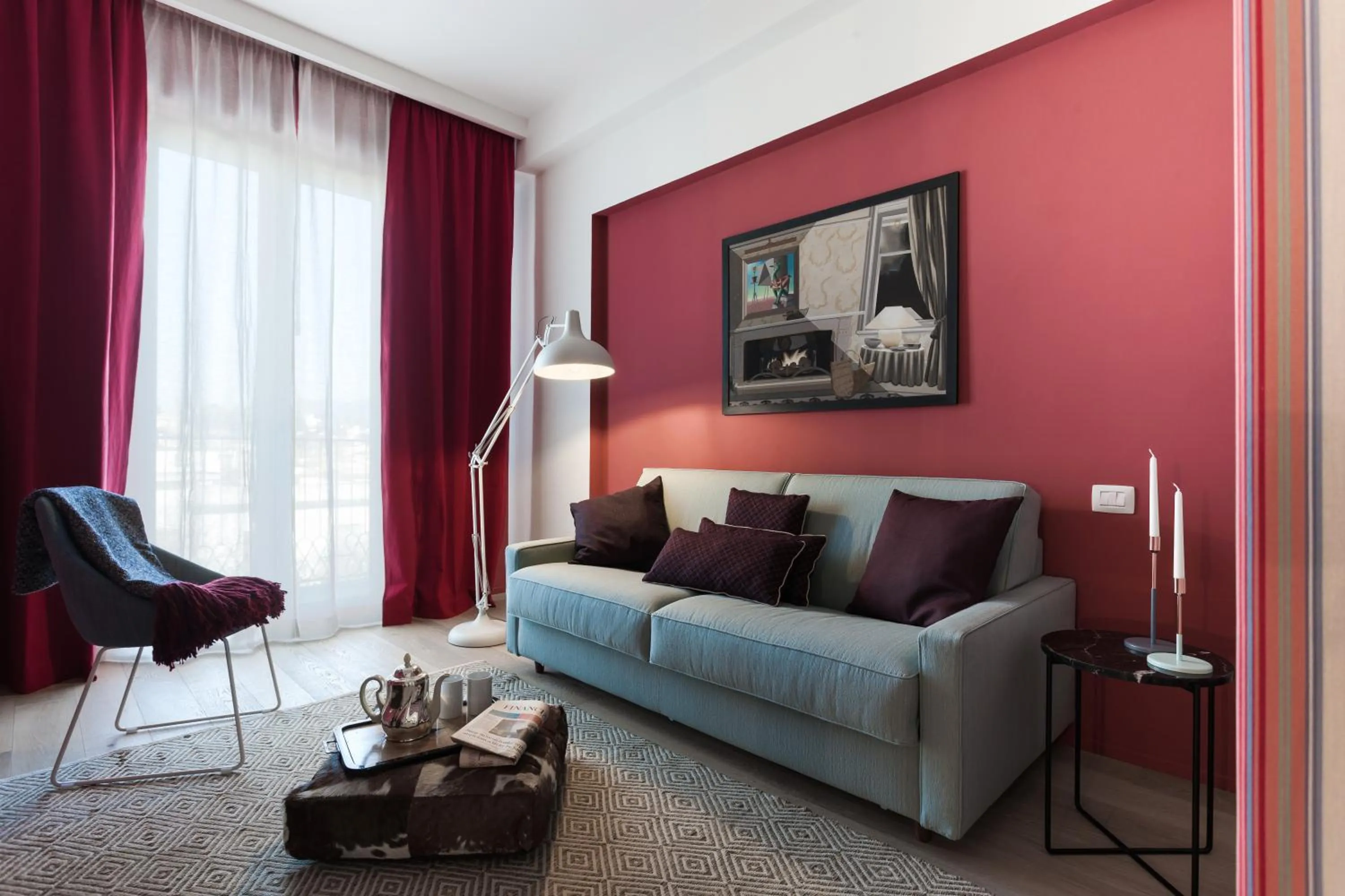 Living room in B&B Lorena Suites