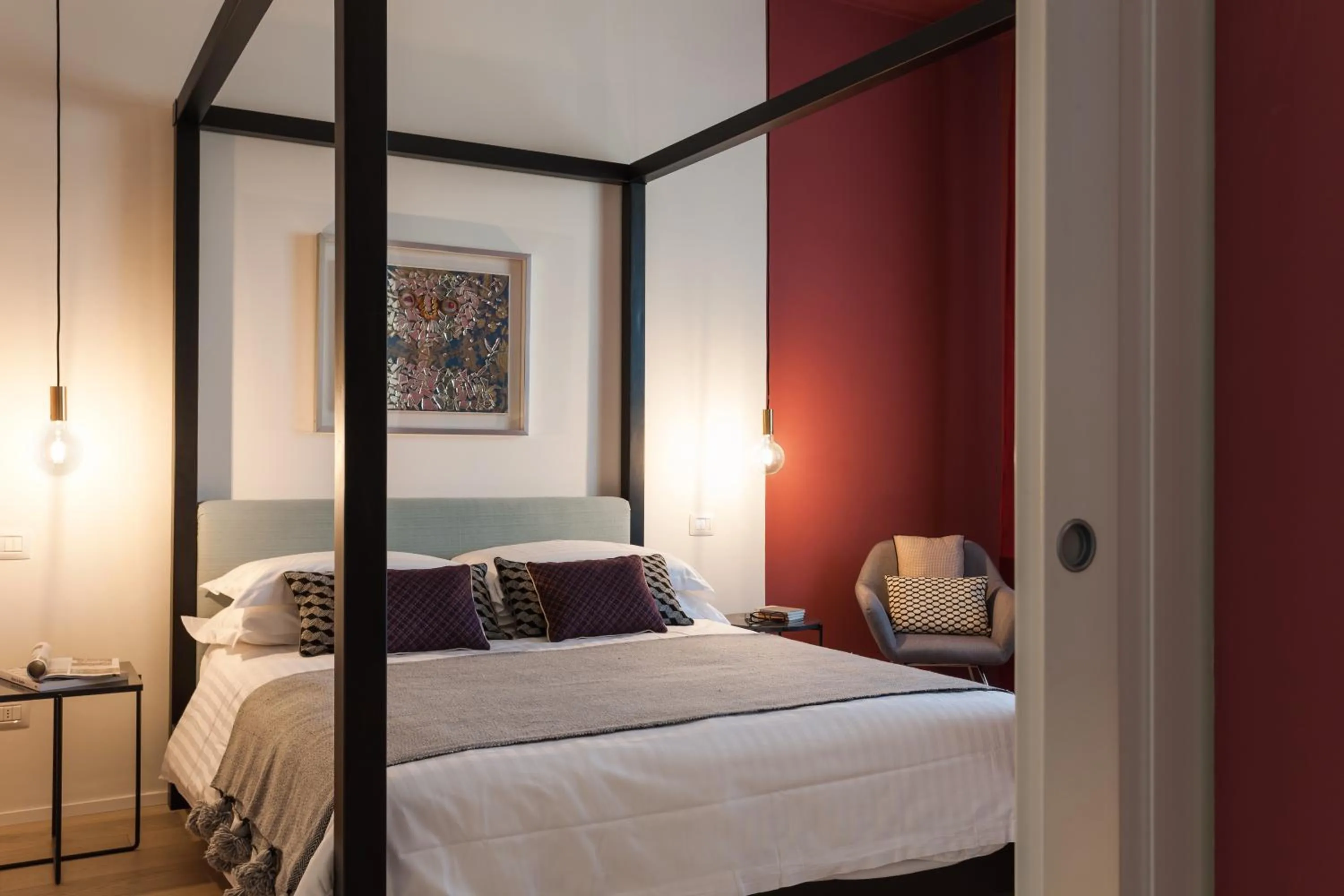 Bed in B&B Lorena Suites