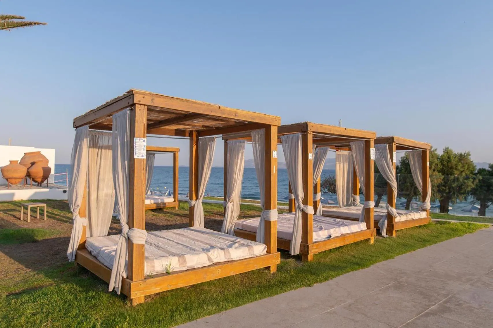 sunbed in Smy Kos Beach & Splash