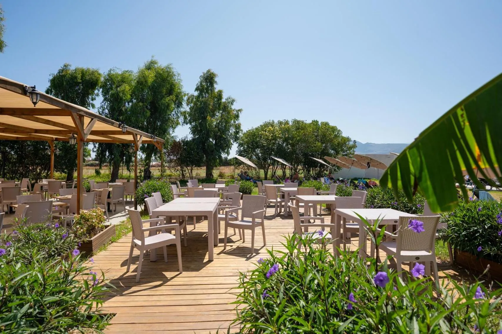 Patio in Smy Kos Beach & Splash