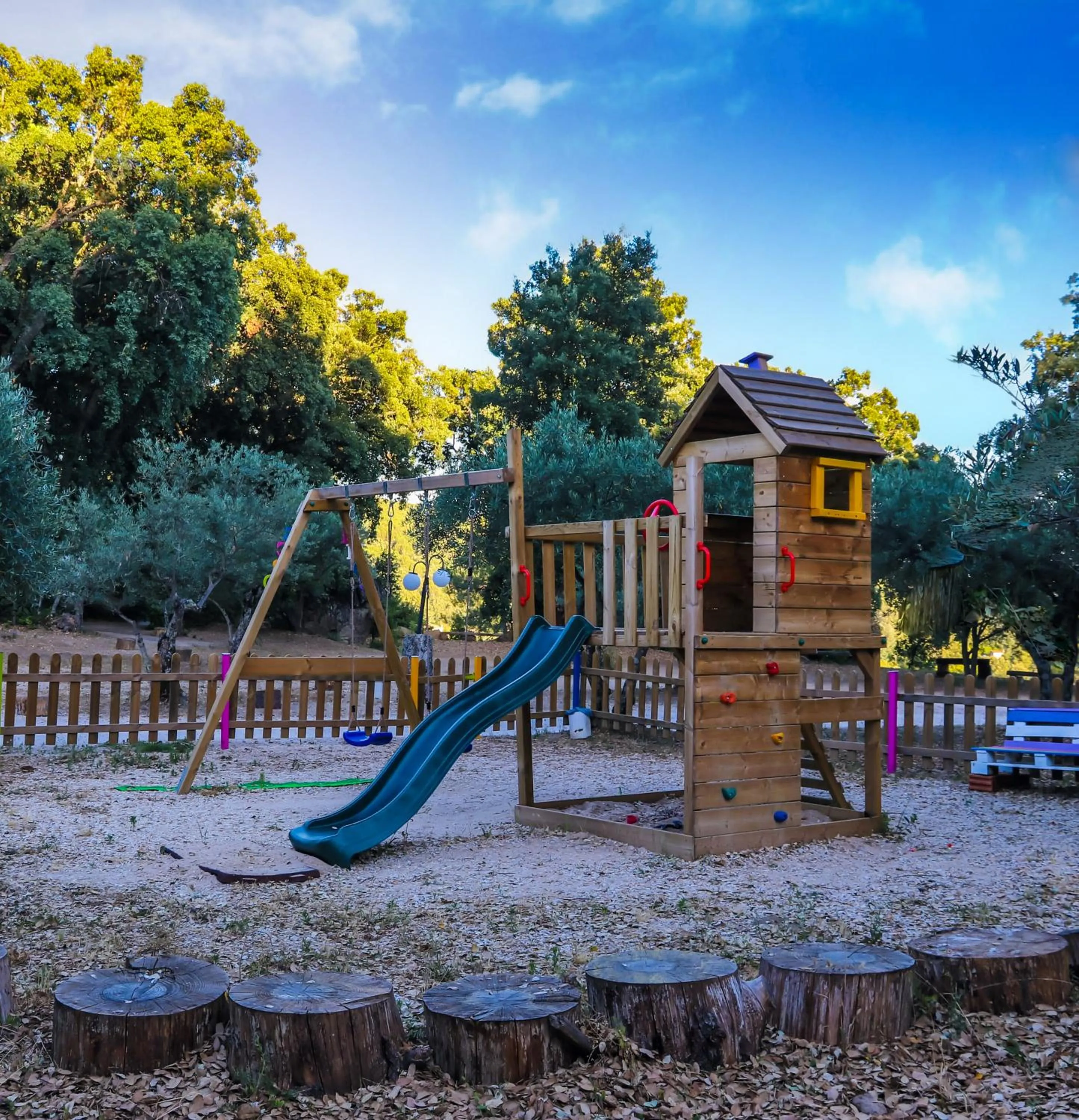 Children play ground in Hotel Rural El Retiro de San Pedro by RetiroRural