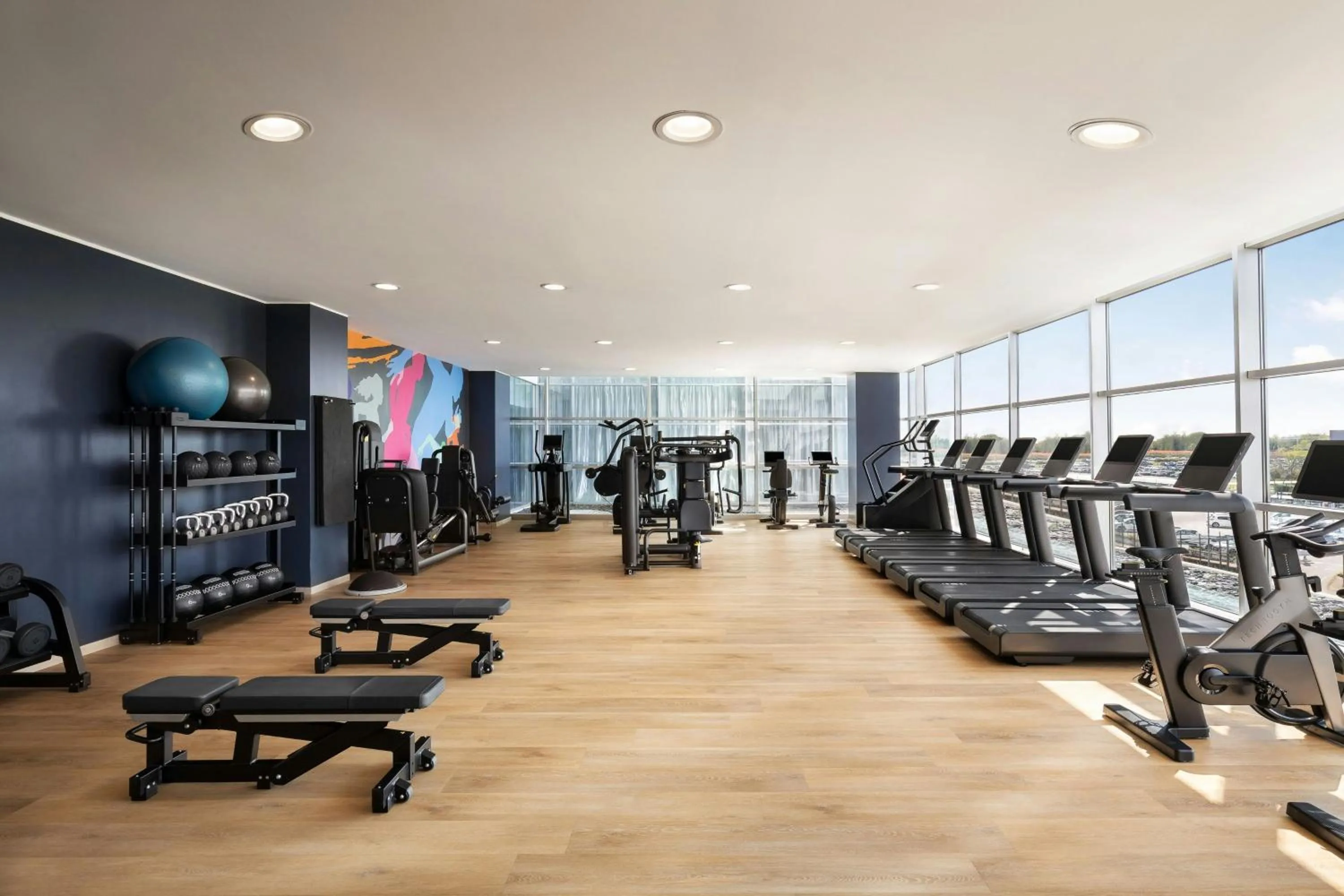 Fitness centre/facilities in Sheraton Milan Malpensa Airport Hotel & Conference Centre