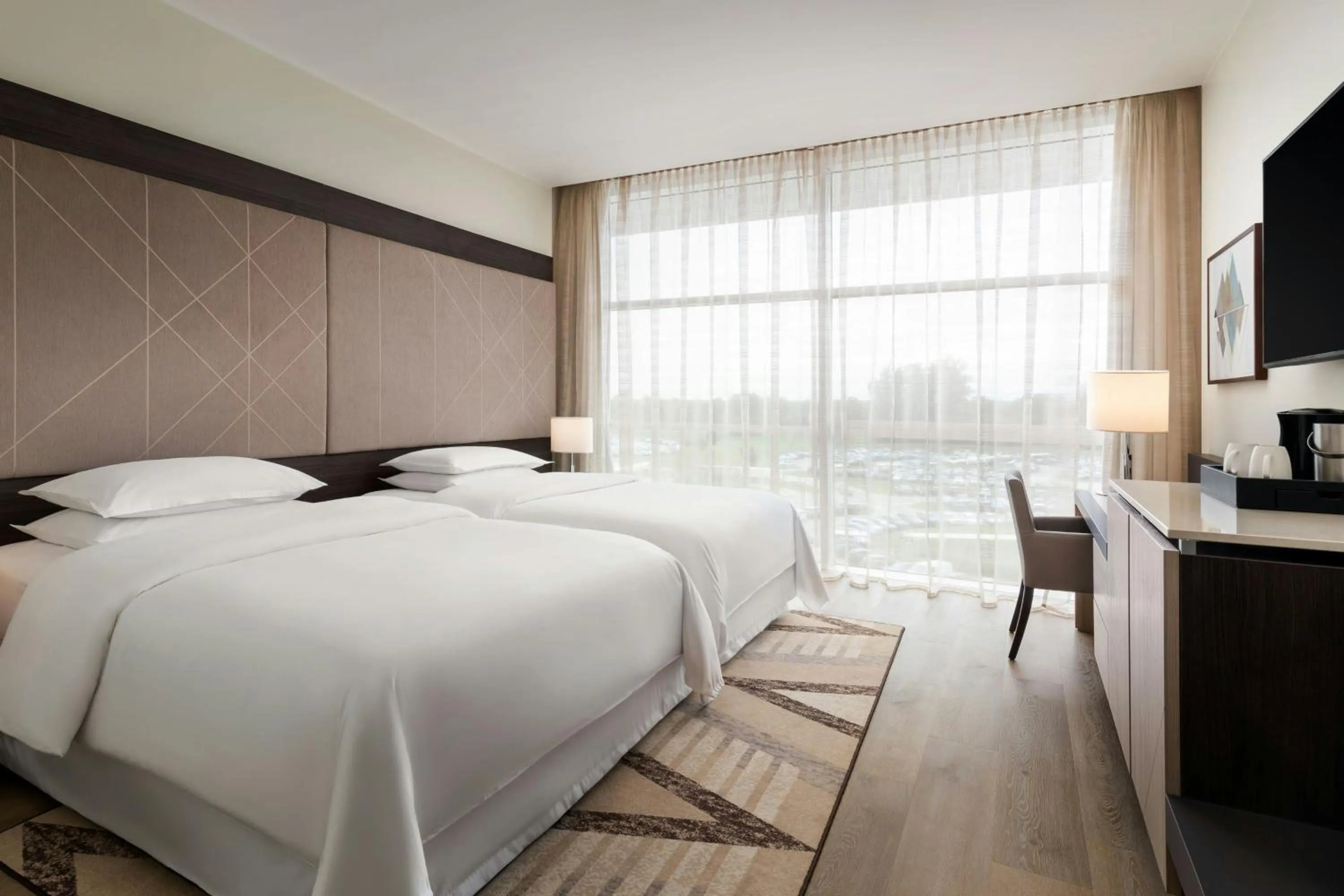 Photo of the whole room, Bed in Sheraton Milan Malpensa Airport Hotel & Conference Centre