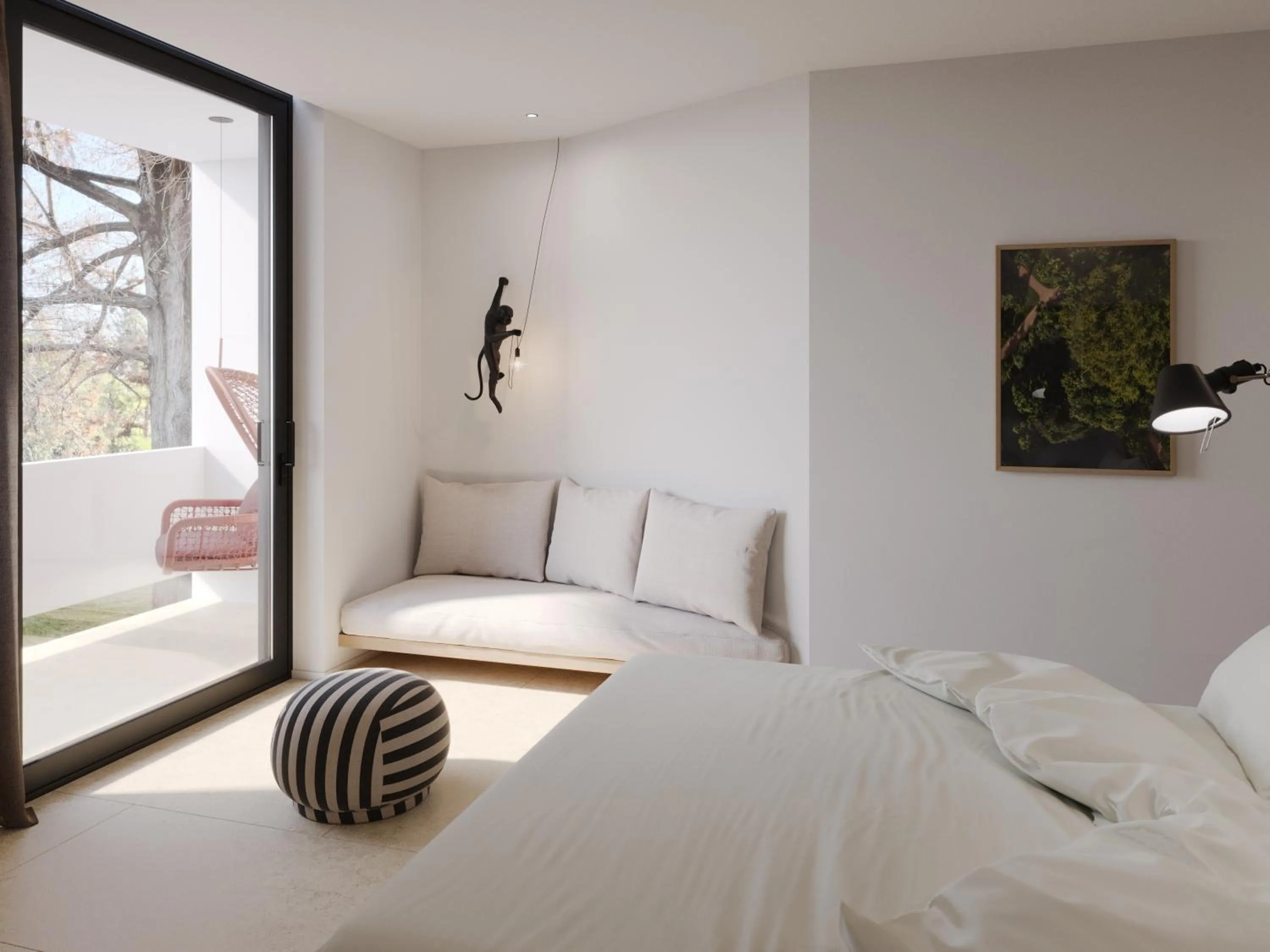 Bed in Du Lac Et Du Parc Grand Resort